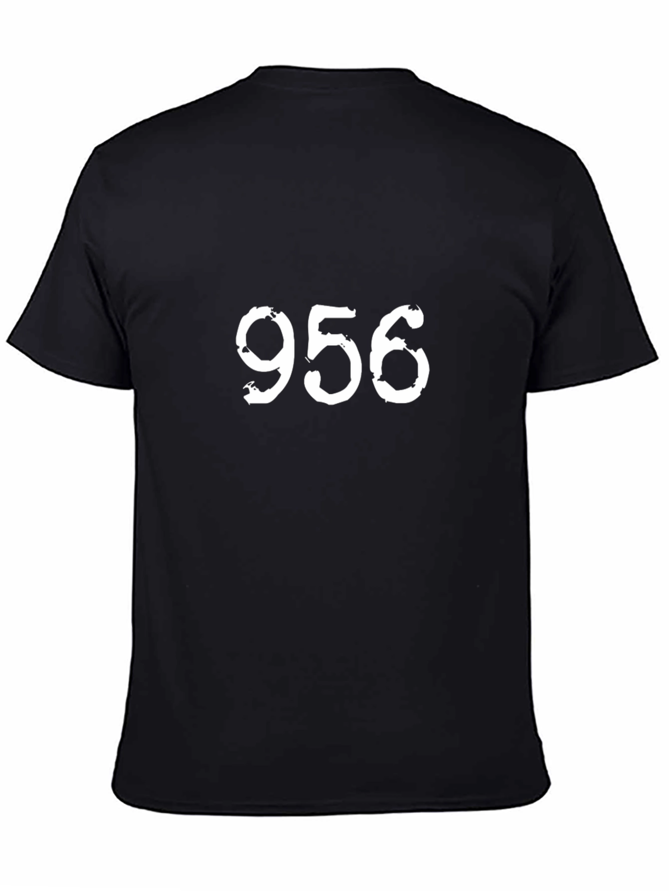 956 Graphic Tee - Bold Number Print Classic Fit