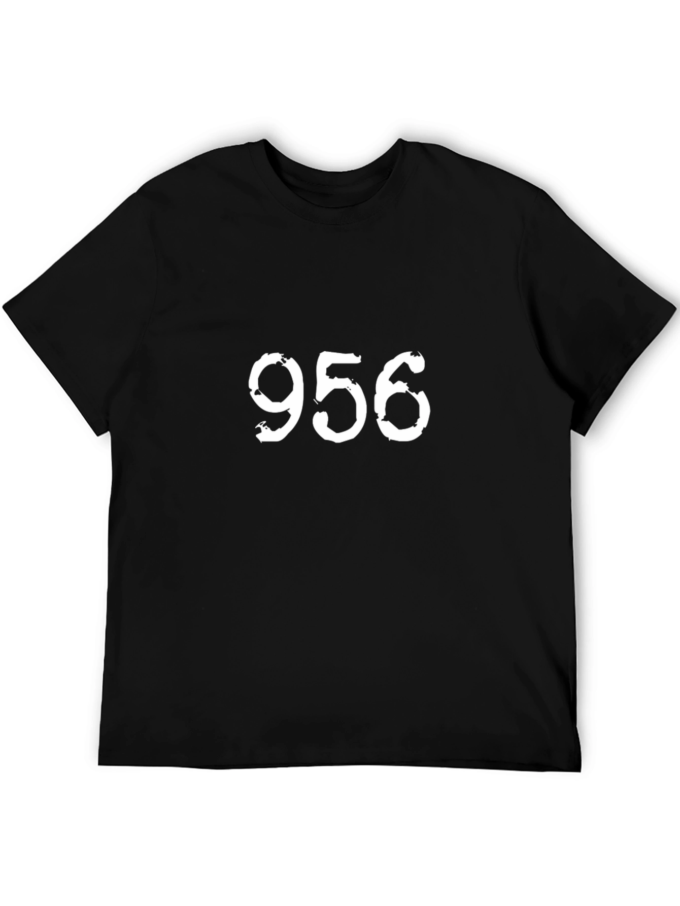 956 Graphic Tee - Bold Number Print Classic Fit