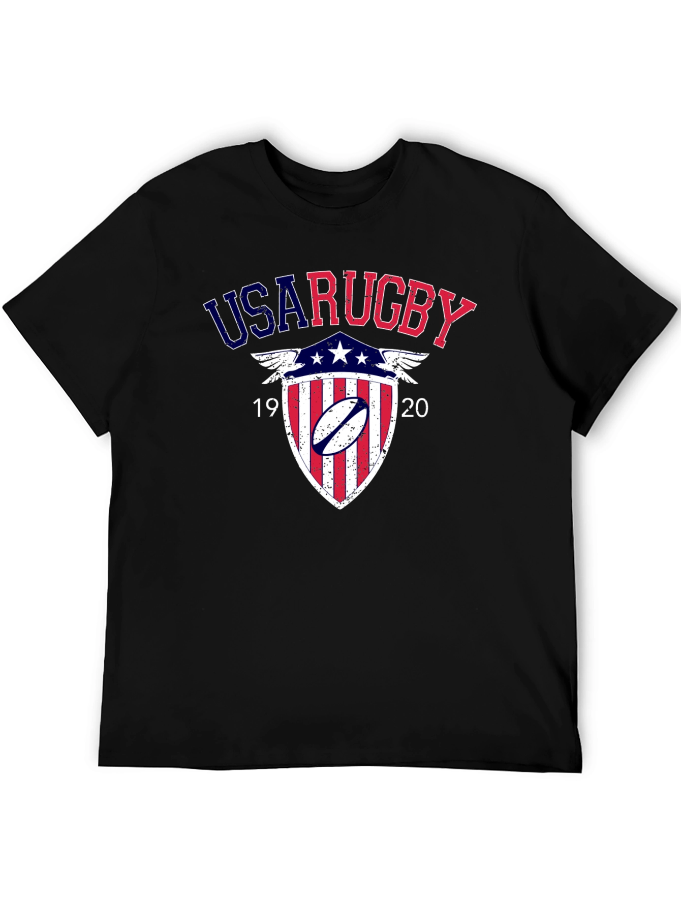 USA Rugby Shield Graphic Tee - Black