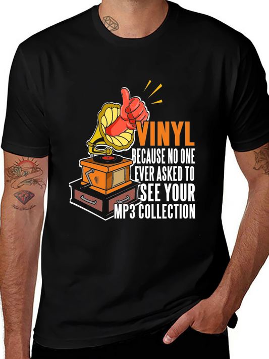 Vinyl MP3 Collection Graphic Tee