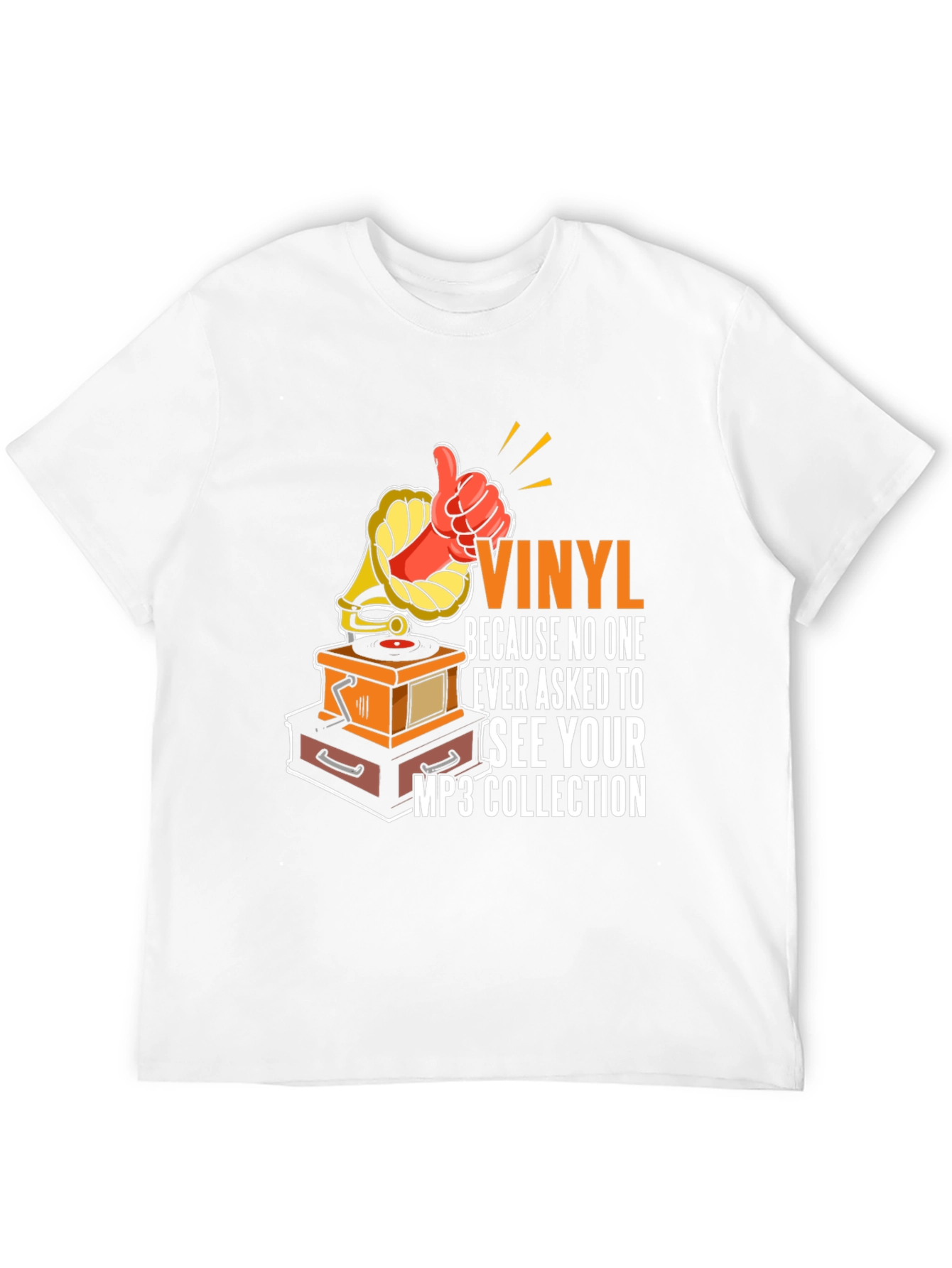 Vinyl MP3 Collection Graphic Tee