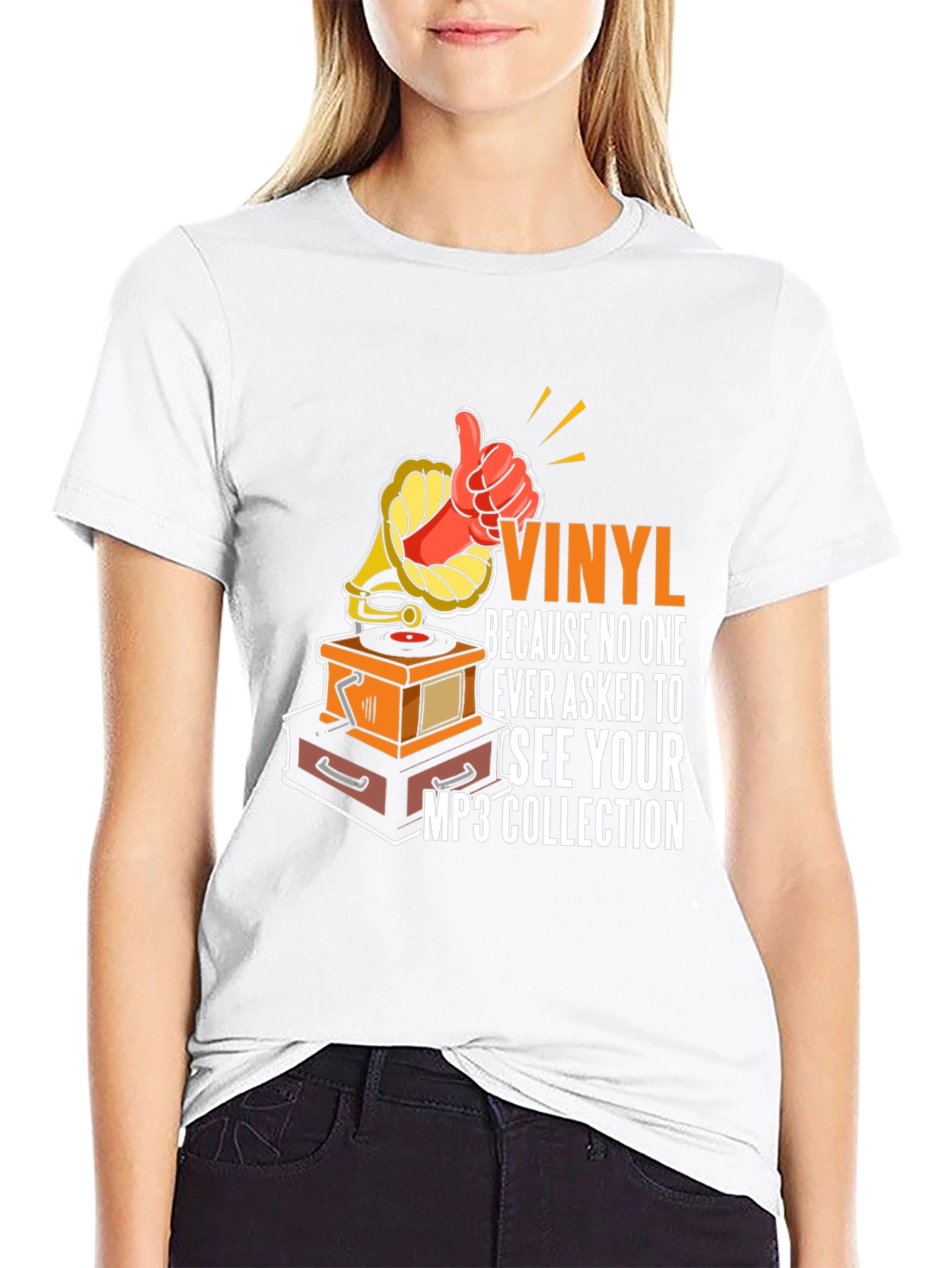Vinyl MP3 Collection Graphic Tee