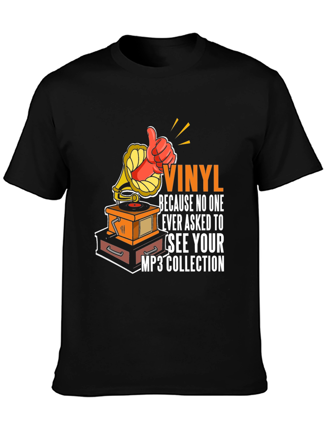 Vinyl MP3 Collection Graphic Tee