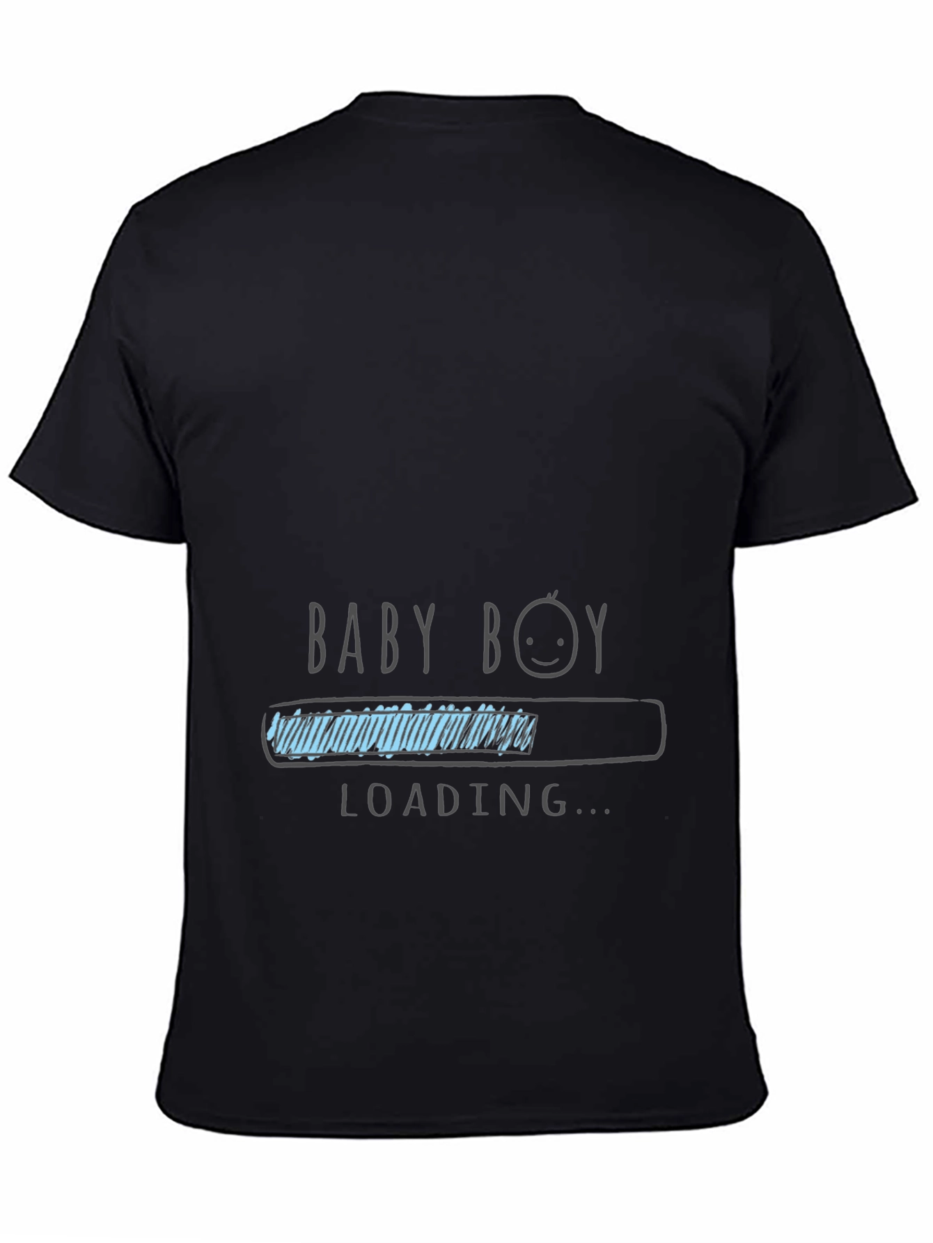 Baby Boy Loading T-Shirt - Expecting Dad Tee