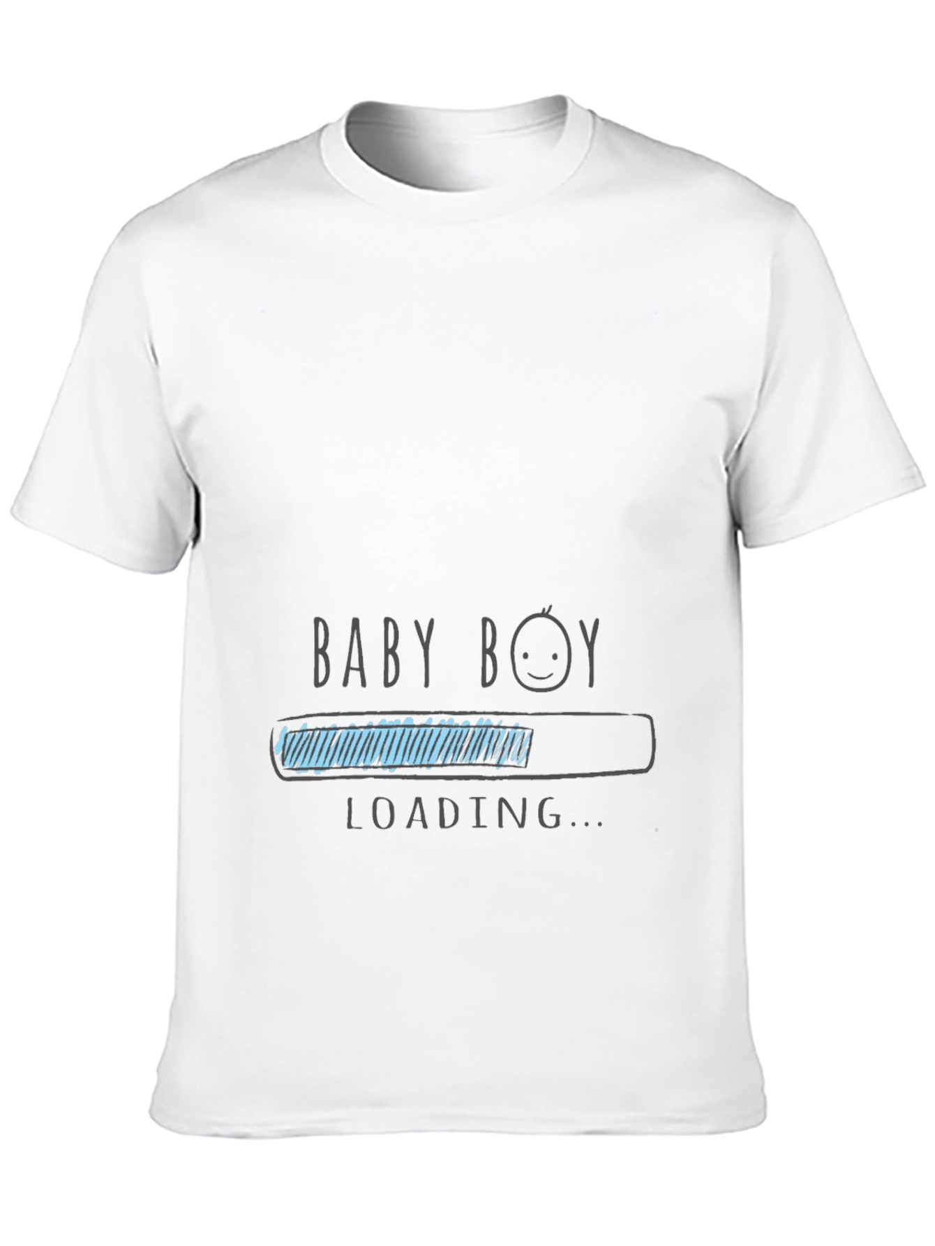 Baby Boy Loading T-Shirt - Expecting Dad Tee