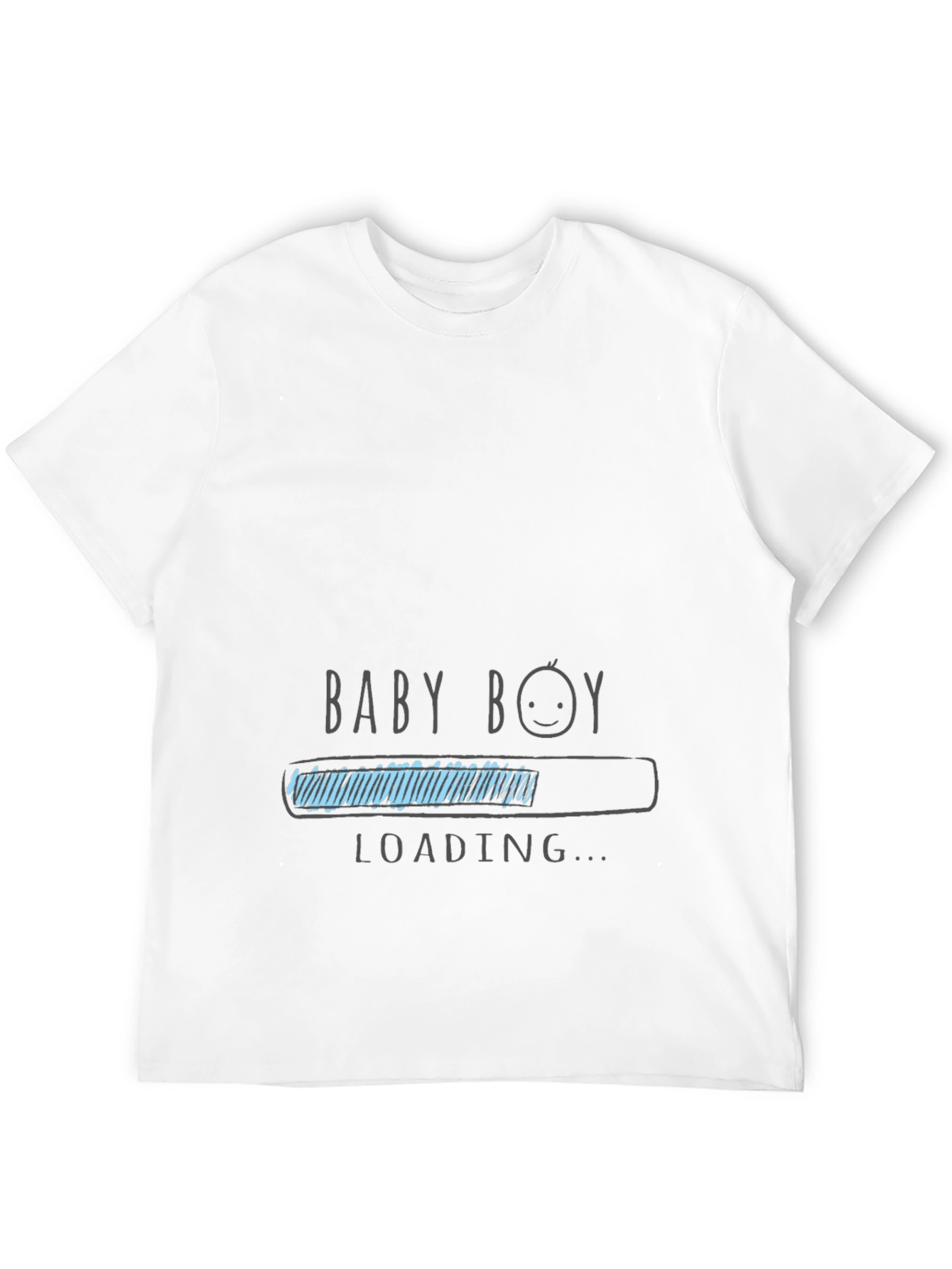 Baby Boy Loading T-Shirt - Expecting Dad Tee