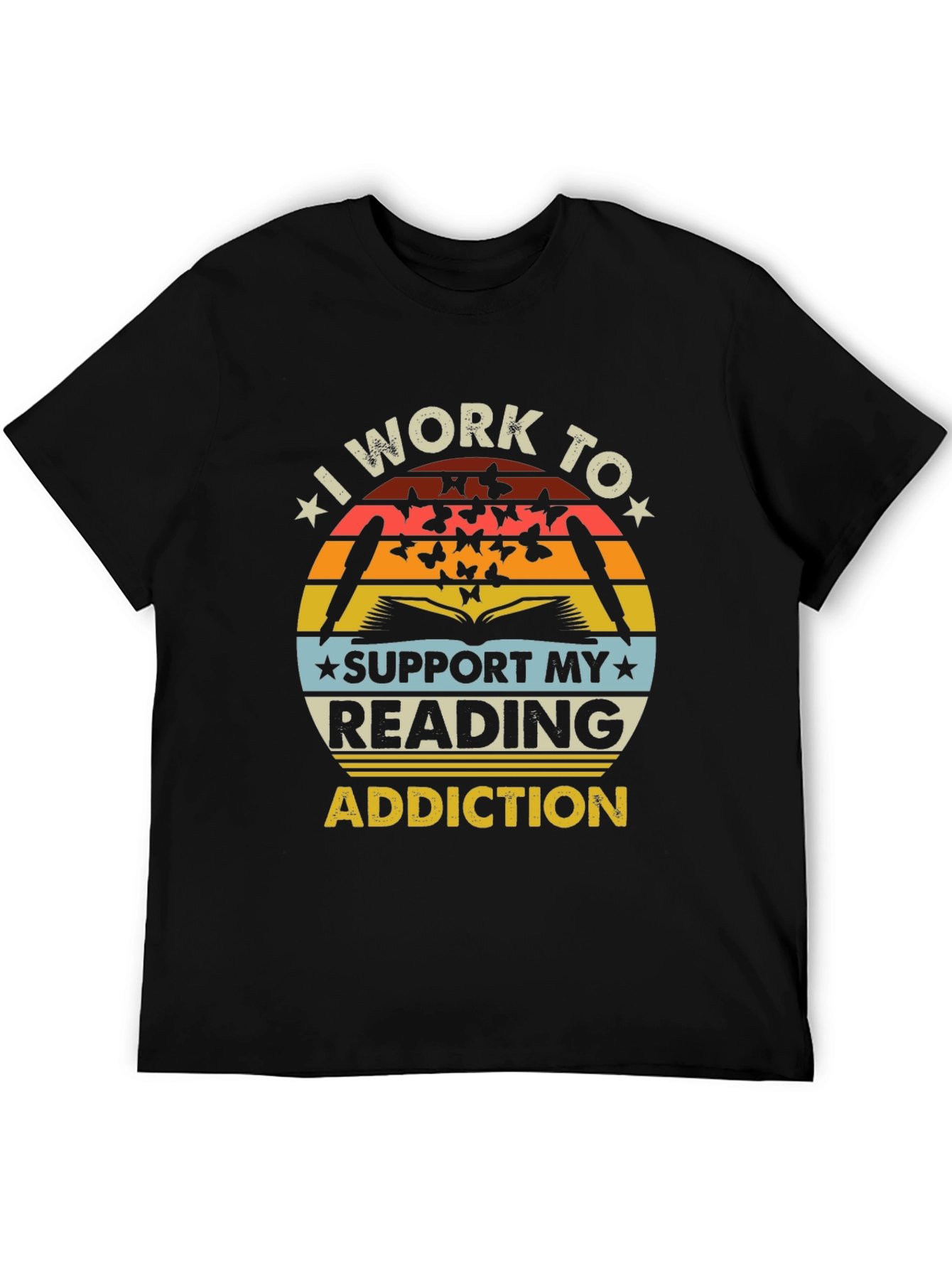 Reading Addiction T-Shirt - Book Lover Tee