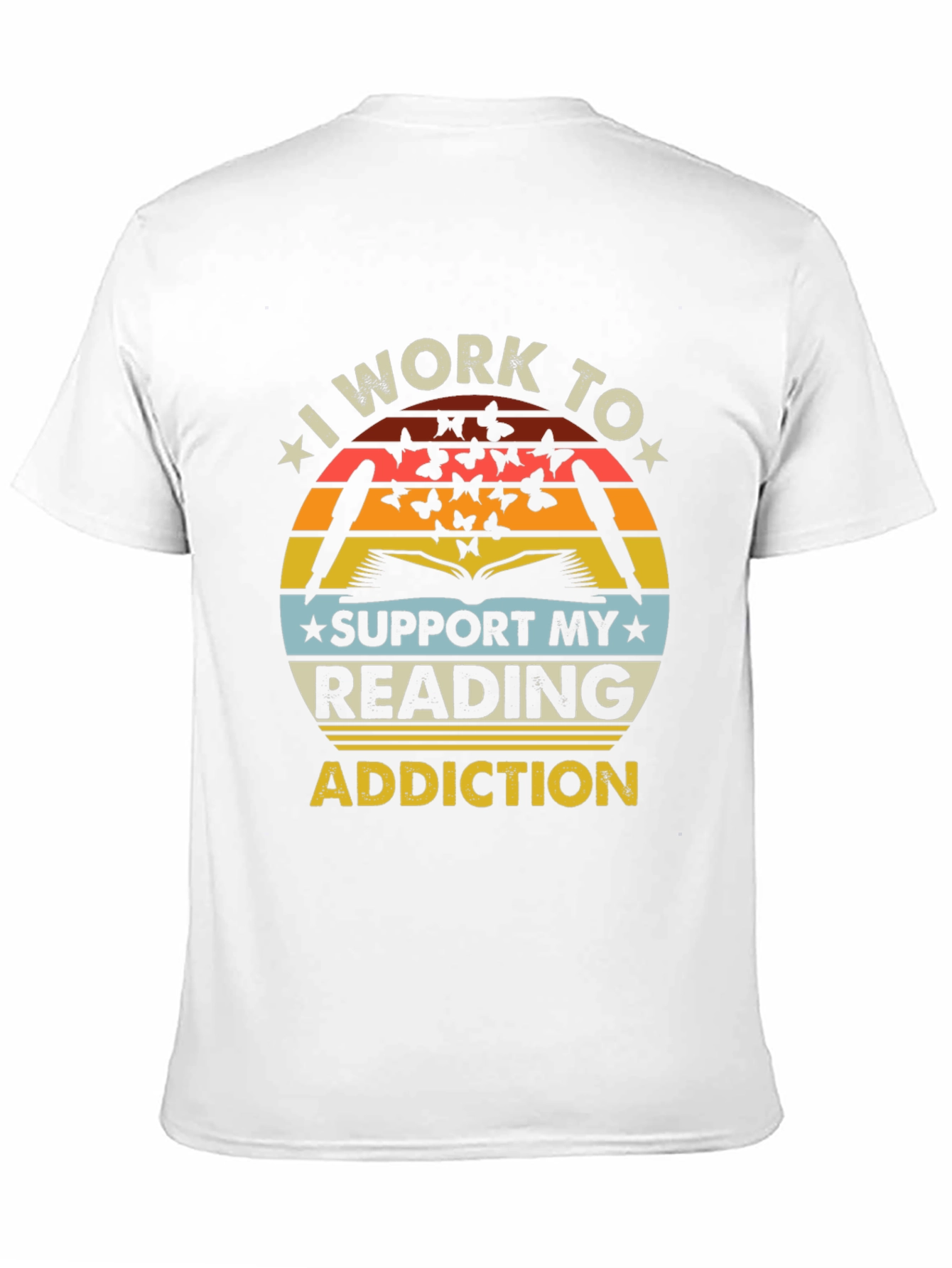 Reading Addiction T-Shirt - Book Lover Tee