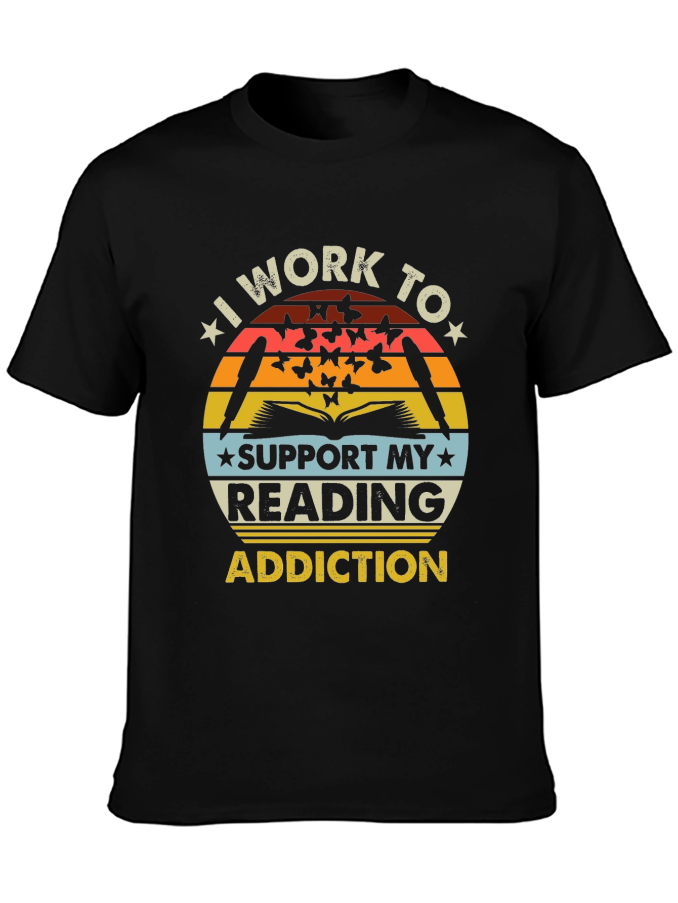 Reading Addiction T-Shirt - Book Lover Tee