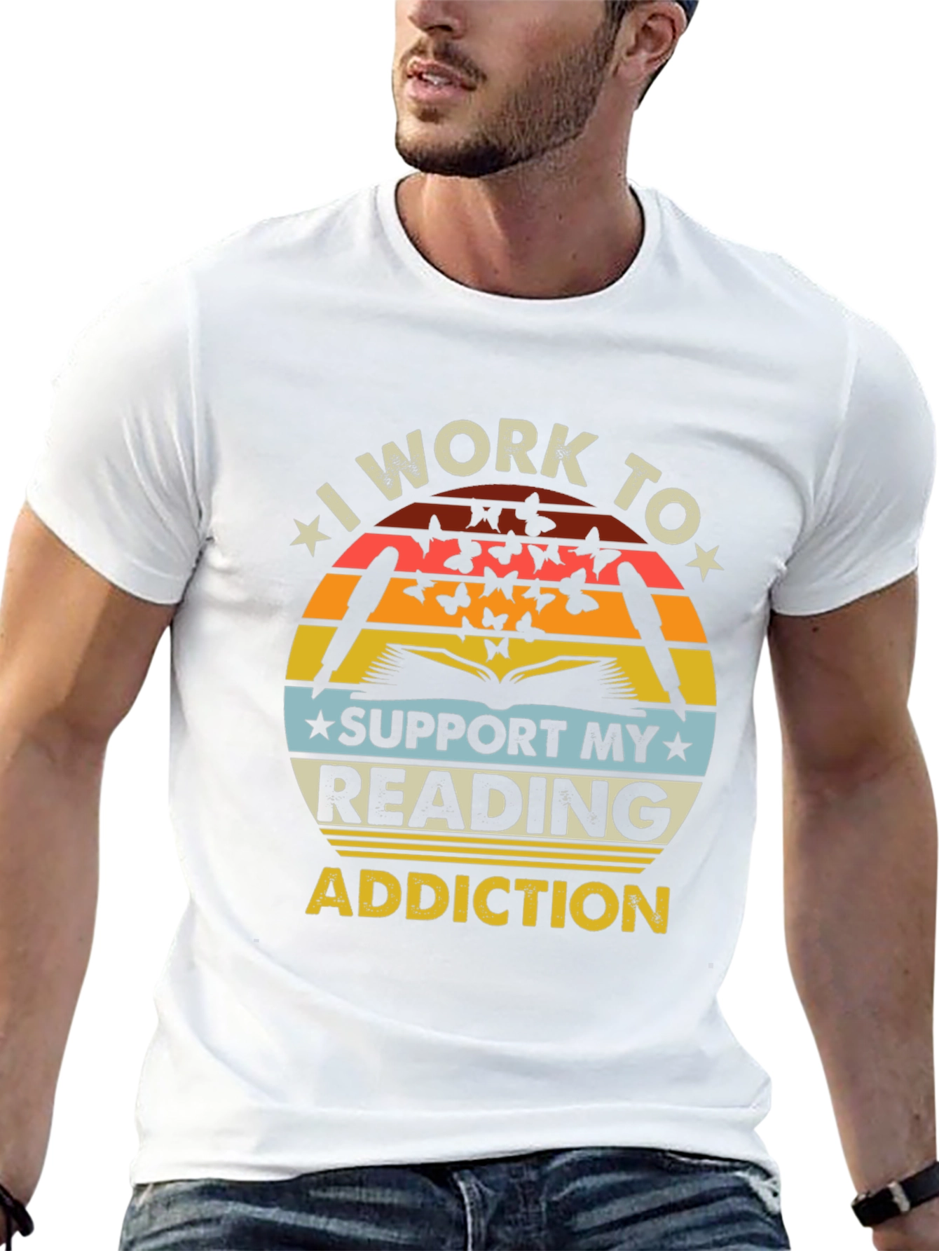 Reading Addiction T-Shirt - Book Lover Tee