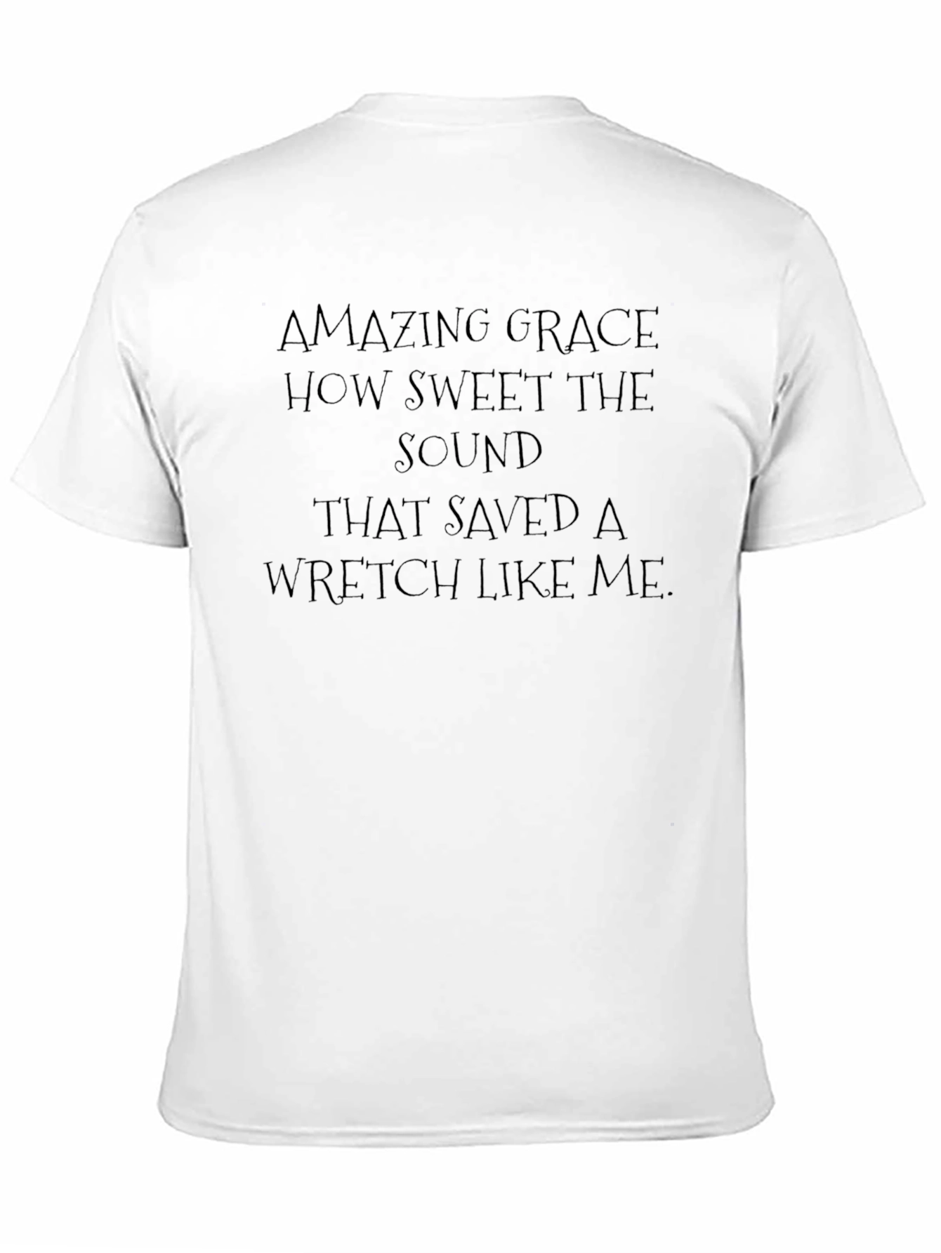 Amazing Grace Black Christian T-Shirt