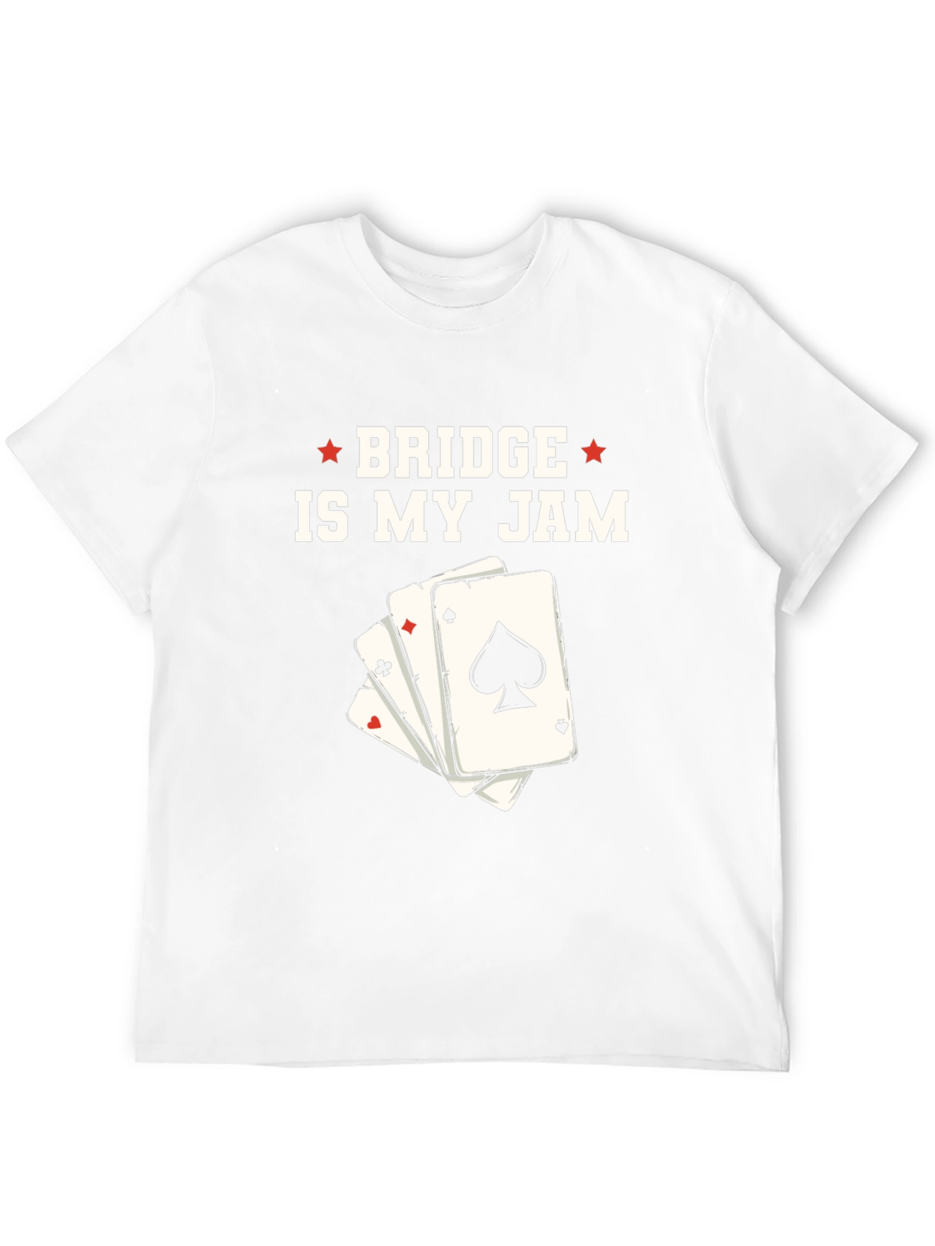 Bridge is My Jam T-Shirt - Playing Cards Design