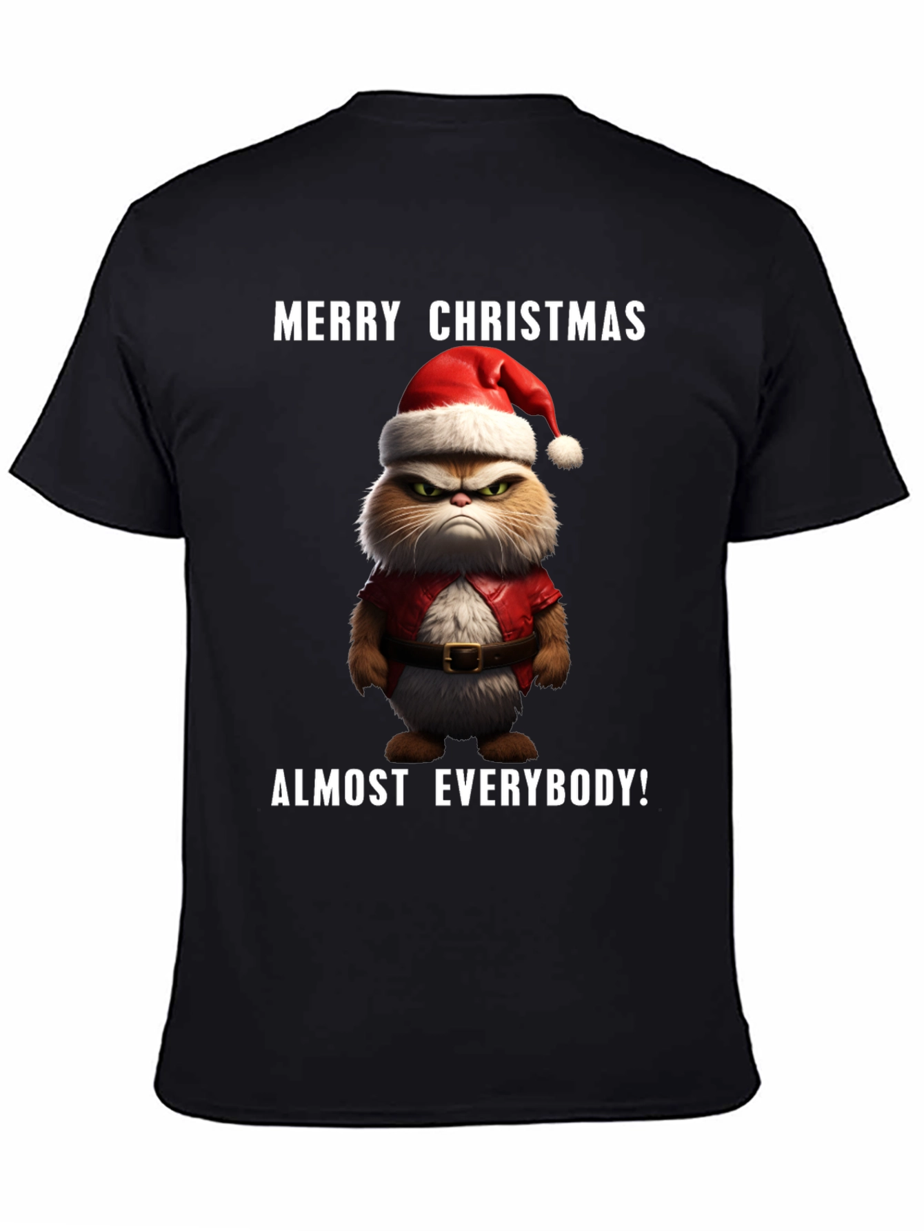 Grumpy Cat Merry Christmas T-Shirt