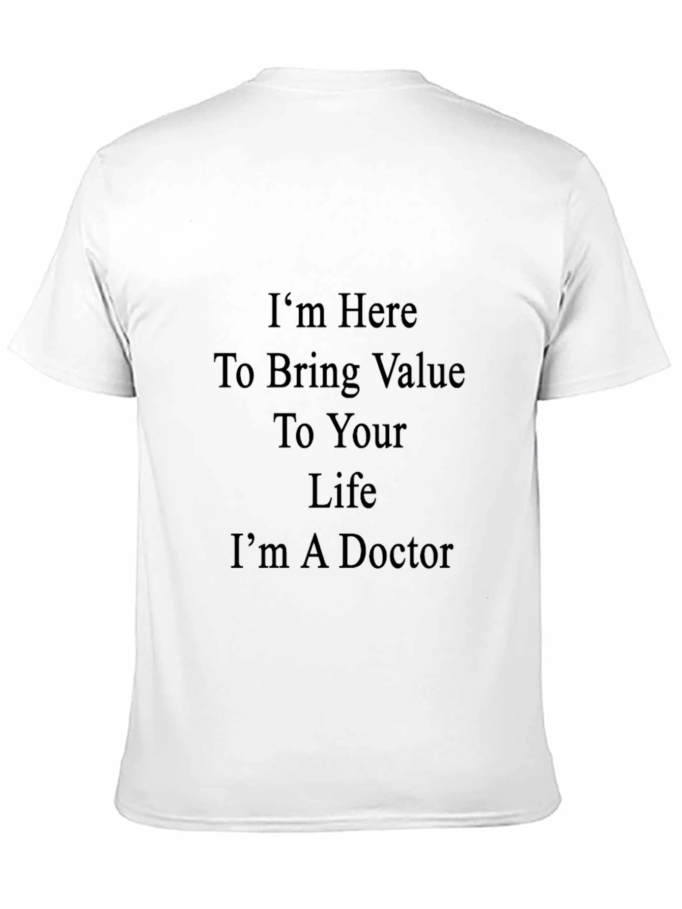Doctor Value Black T-Shirt