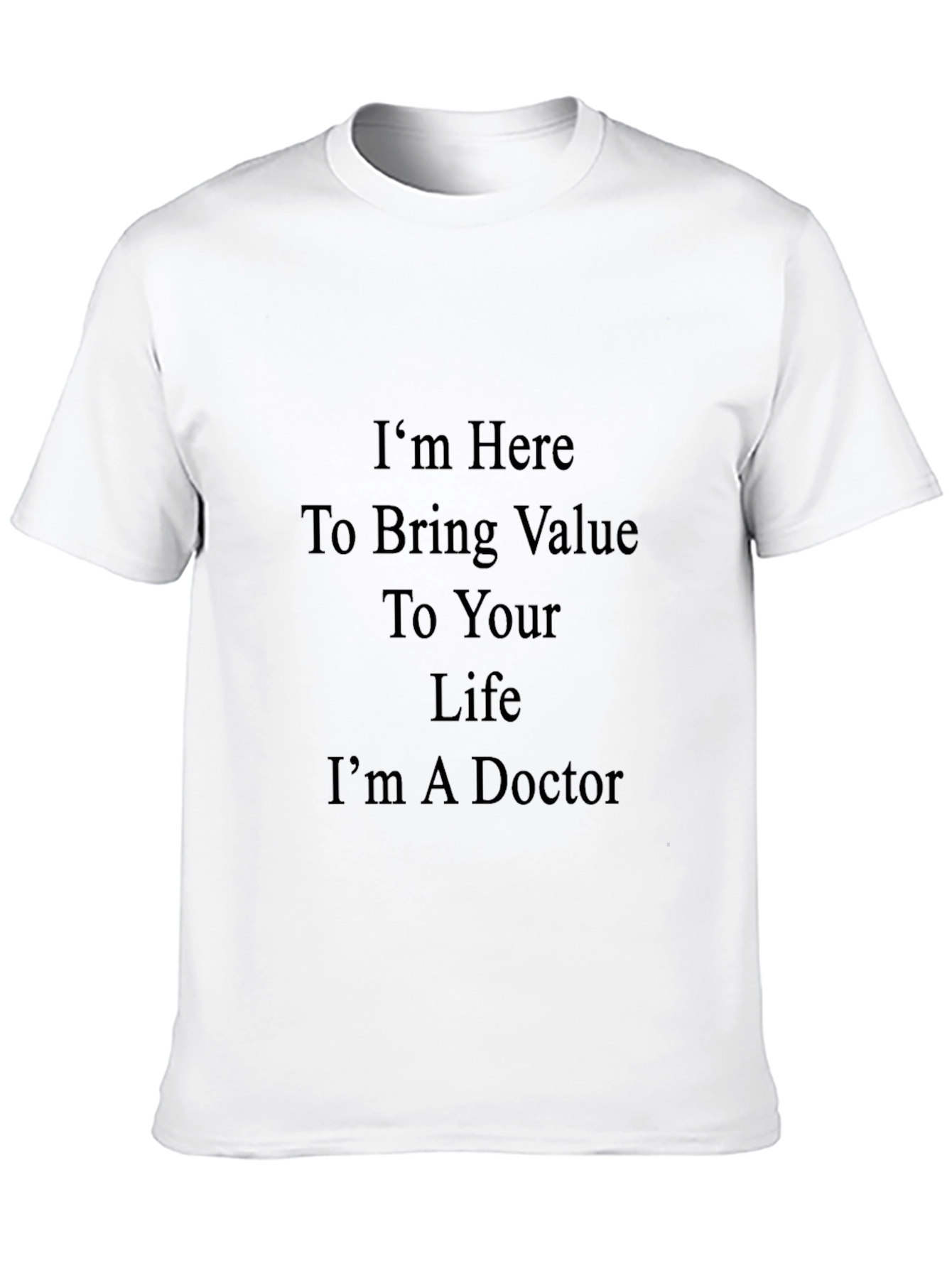 Doctor Value Black T-Shirt