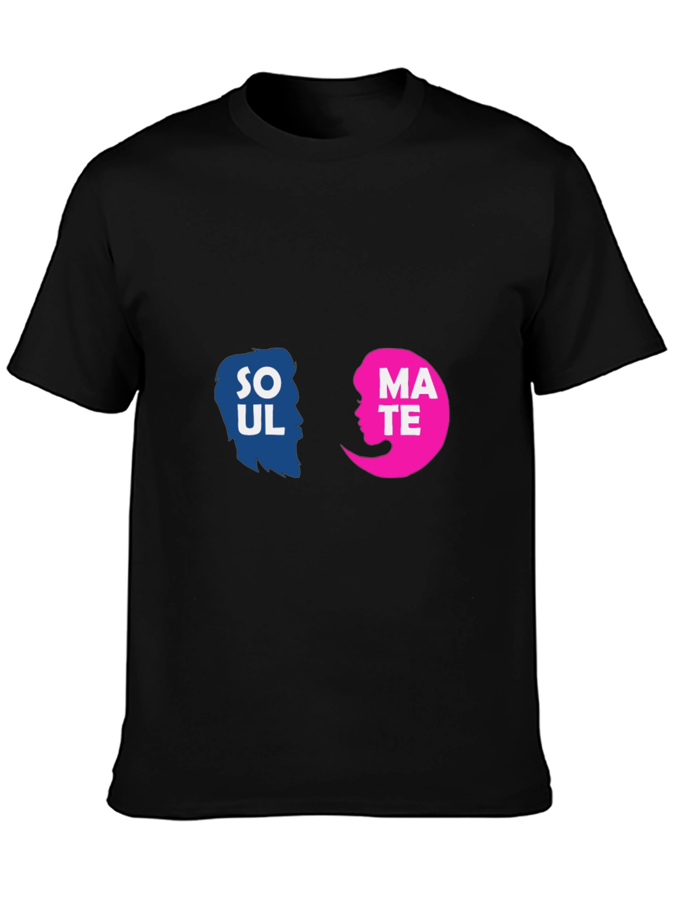 Soulmate Graphic Tee - Black Crew Neck