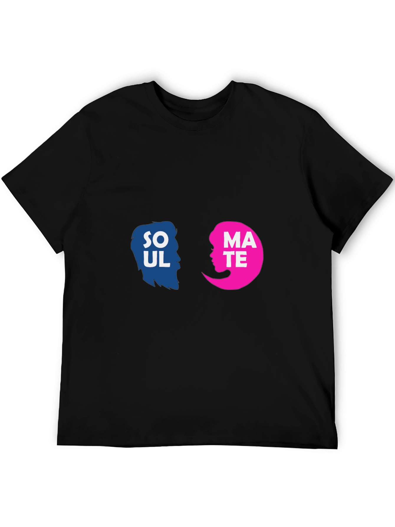 Soulmate Graphic Tee - Black Crew Neck