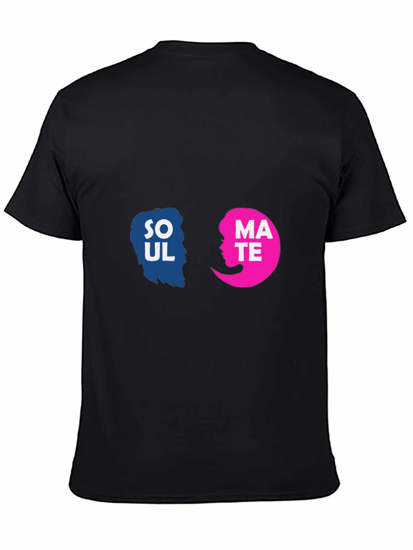 Soulmate Graphic Tee - Black Crew Neck