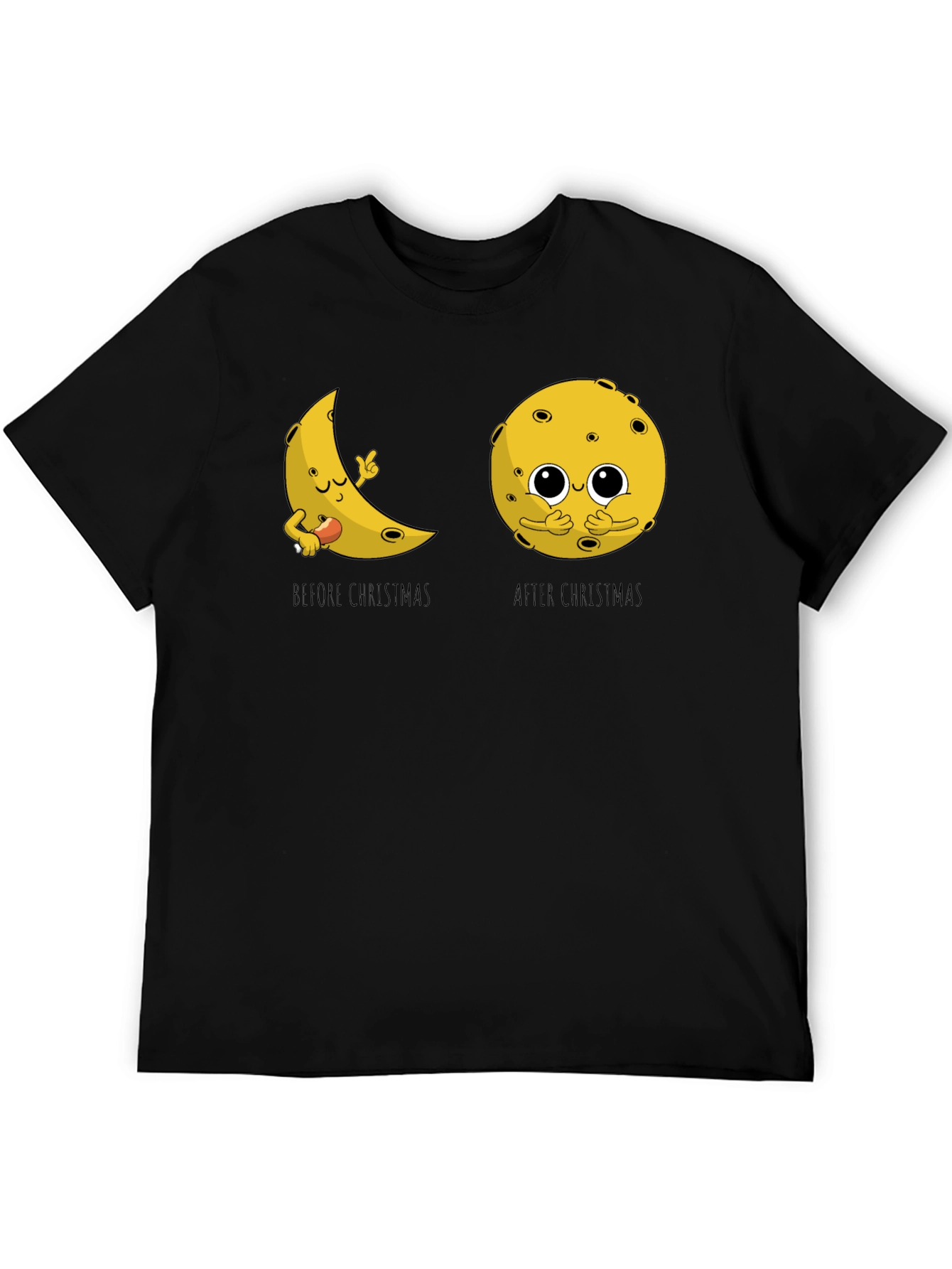 Funny Christmas Moon Graphic Tee