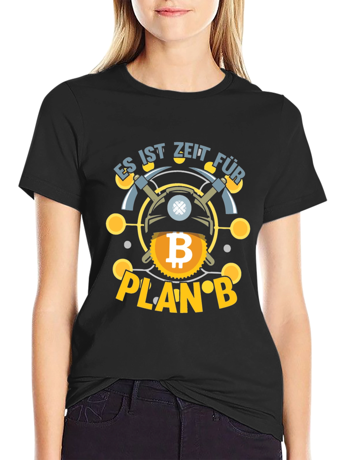 Bitcoin Plan B Graphic T-Shirt