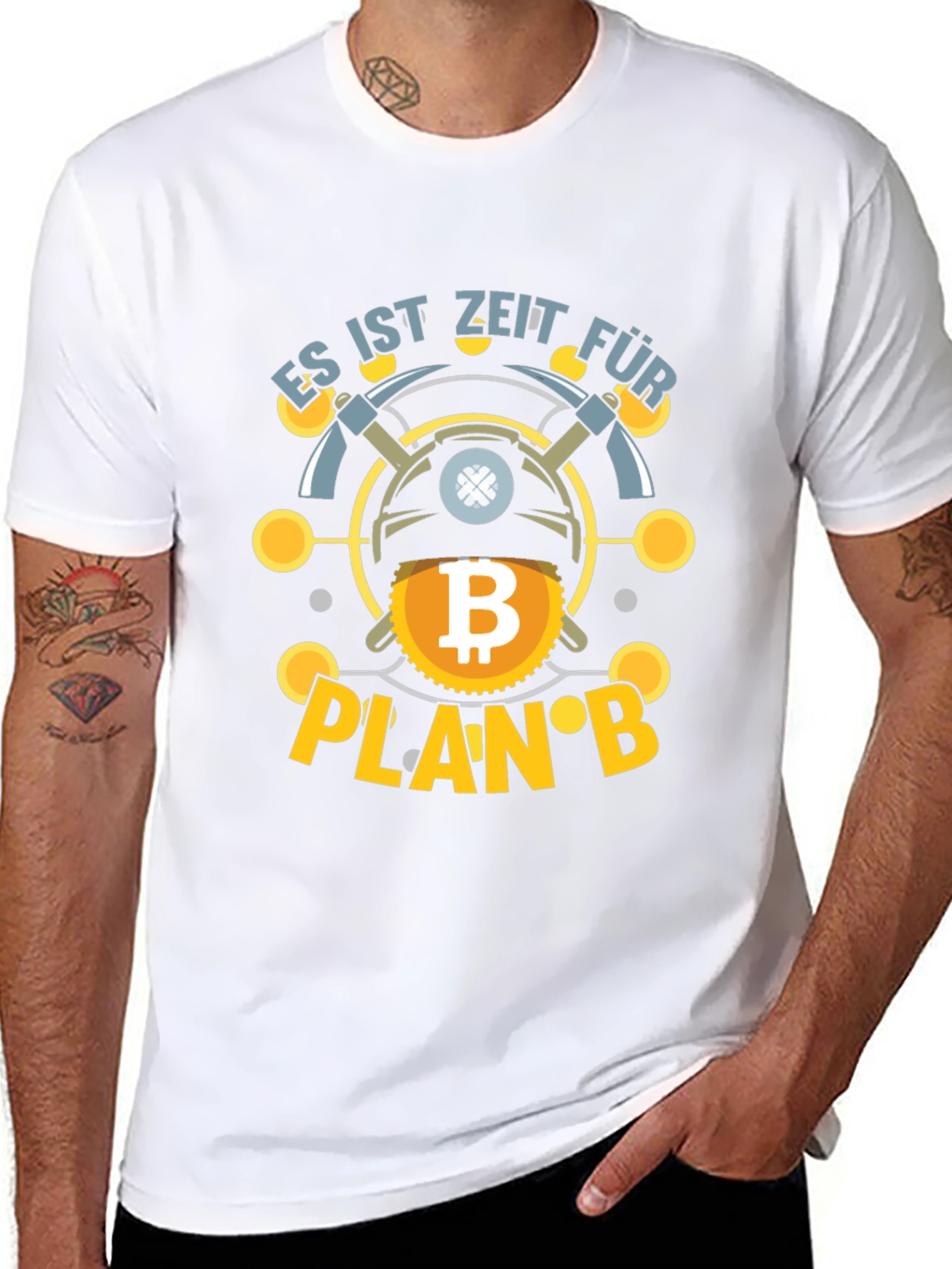 Bitcoin Plan B Graphic T-Shirt