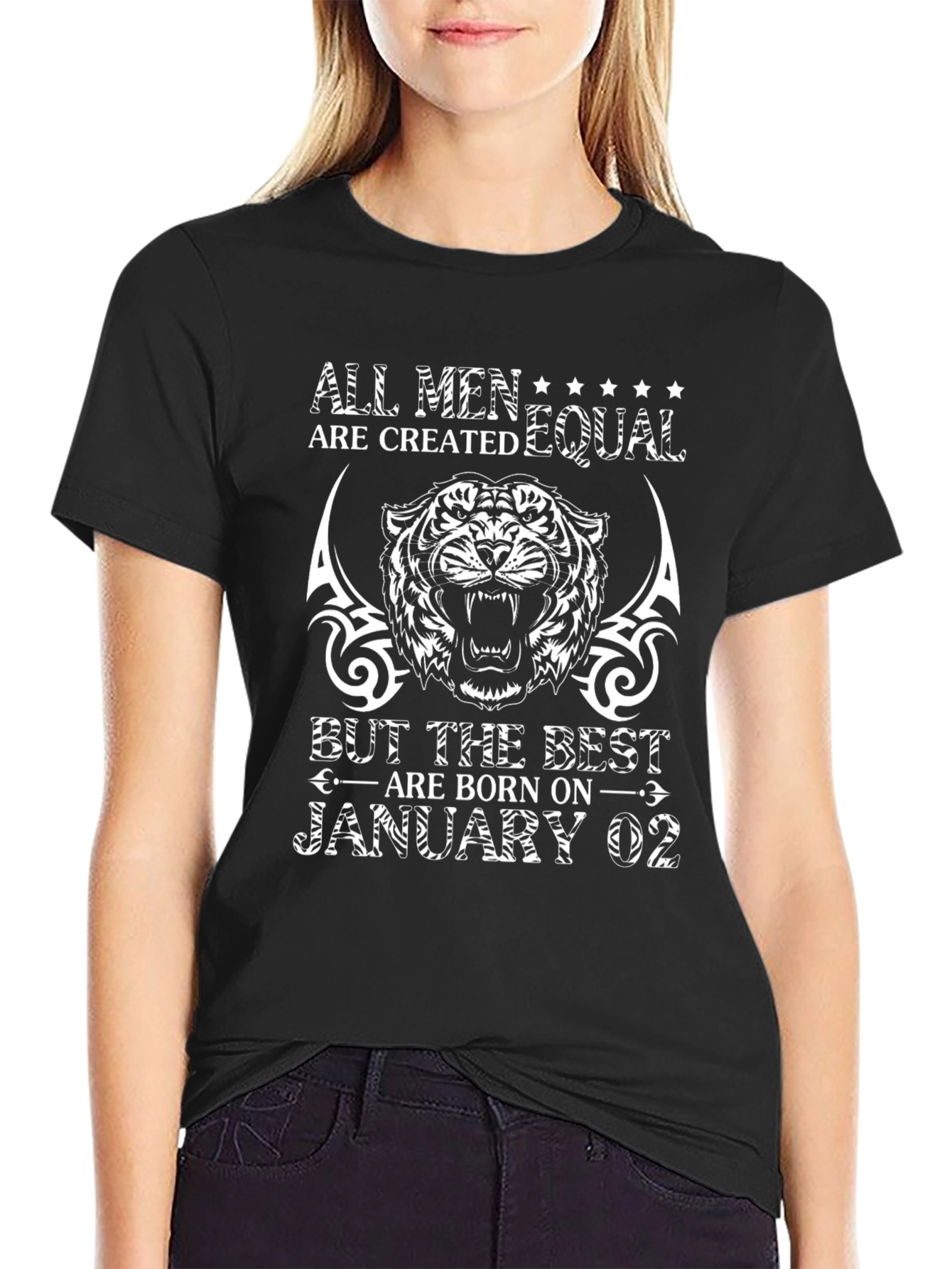 All Men Are Created Equal January 2nd Birthday T-Shirt