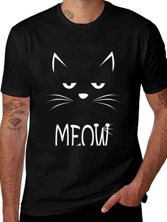 Grumpy Cat MEOW Black T-Shirt