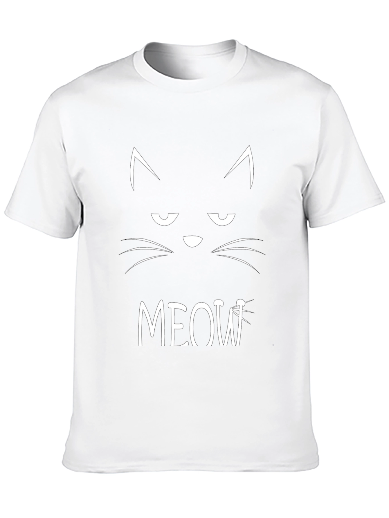 Grumpy Cat MEOW Black T-Shirt