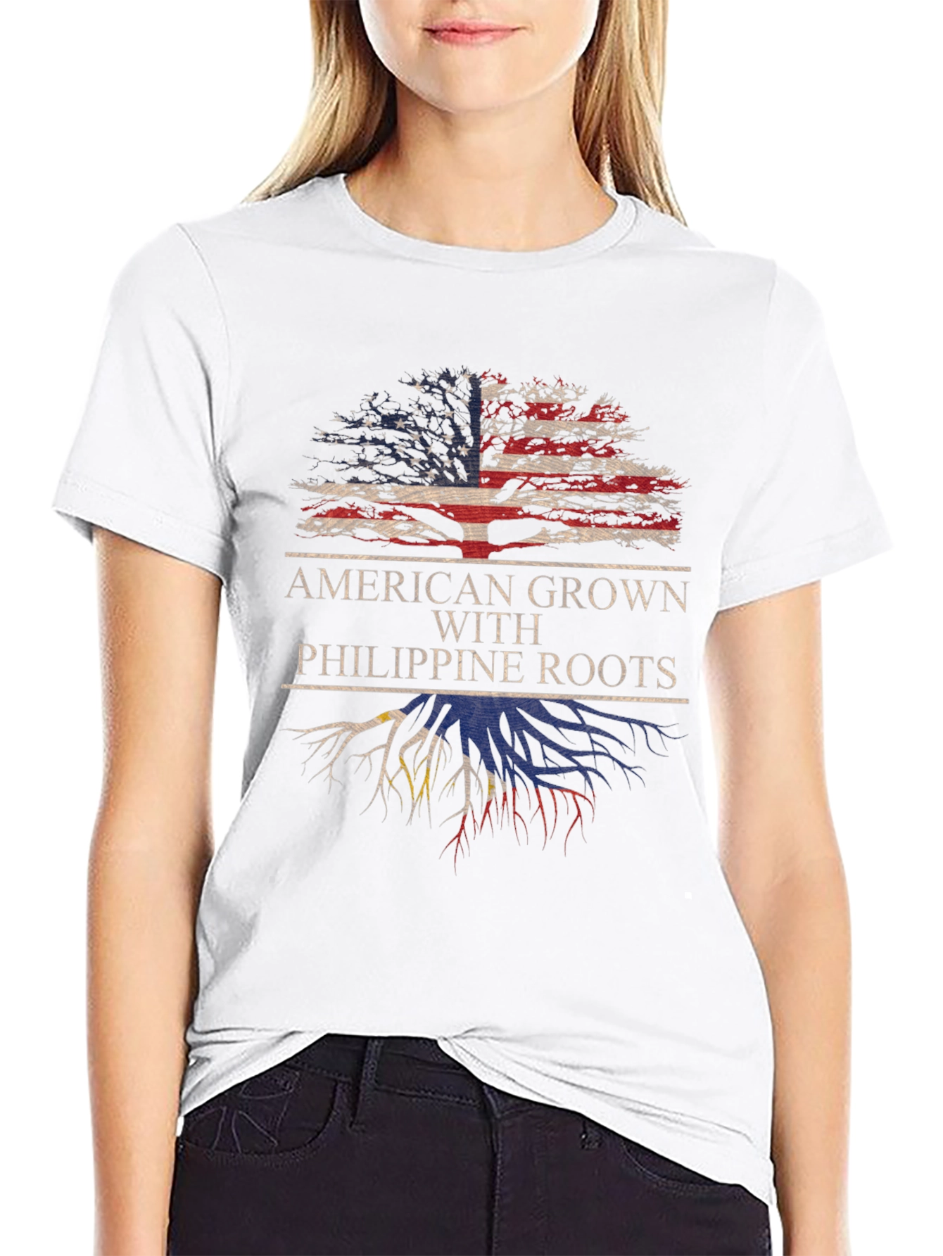 American Grown Philippine Roots T-Shirt