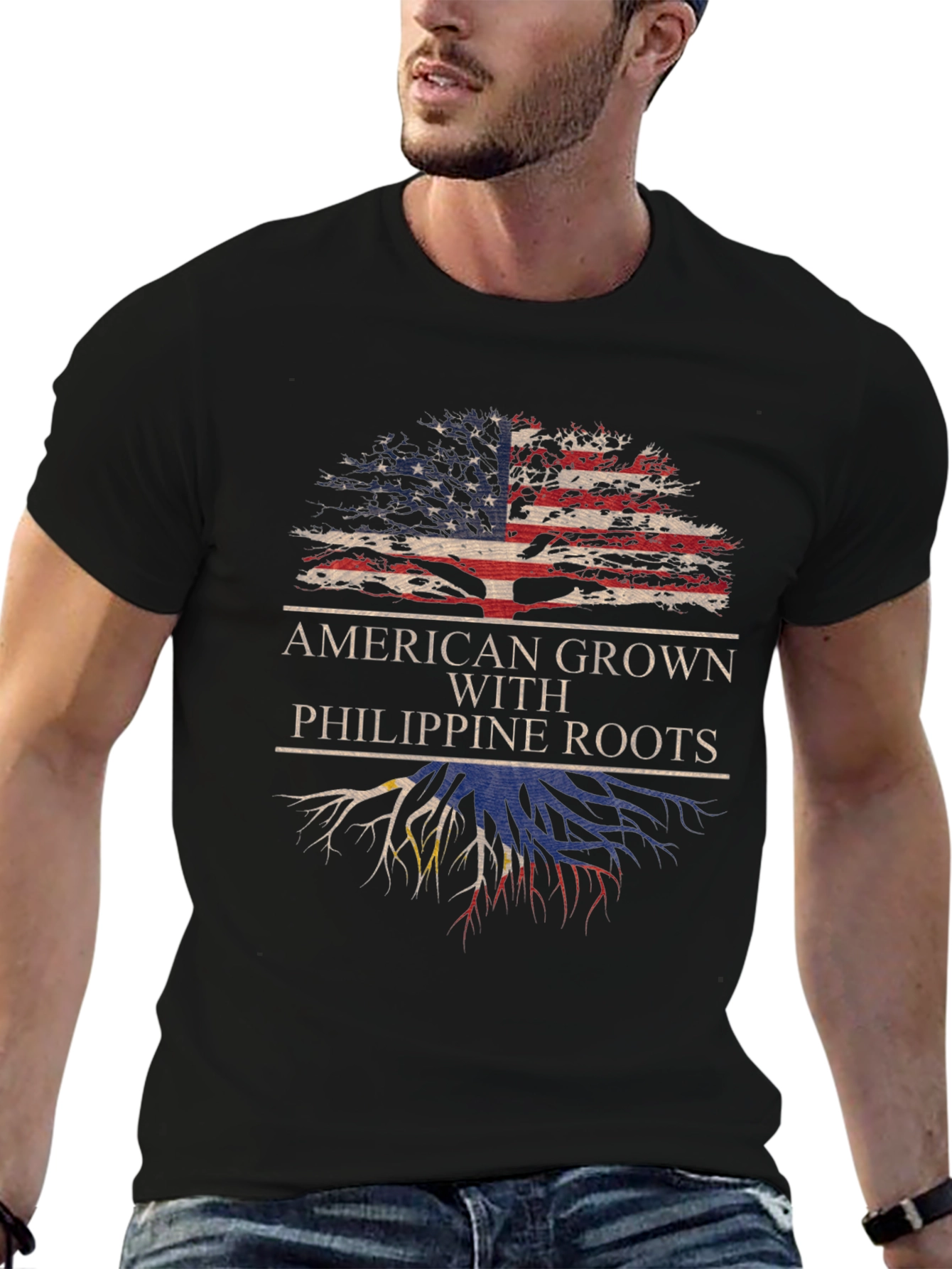 American Grown Philippine Roots T-Shirt