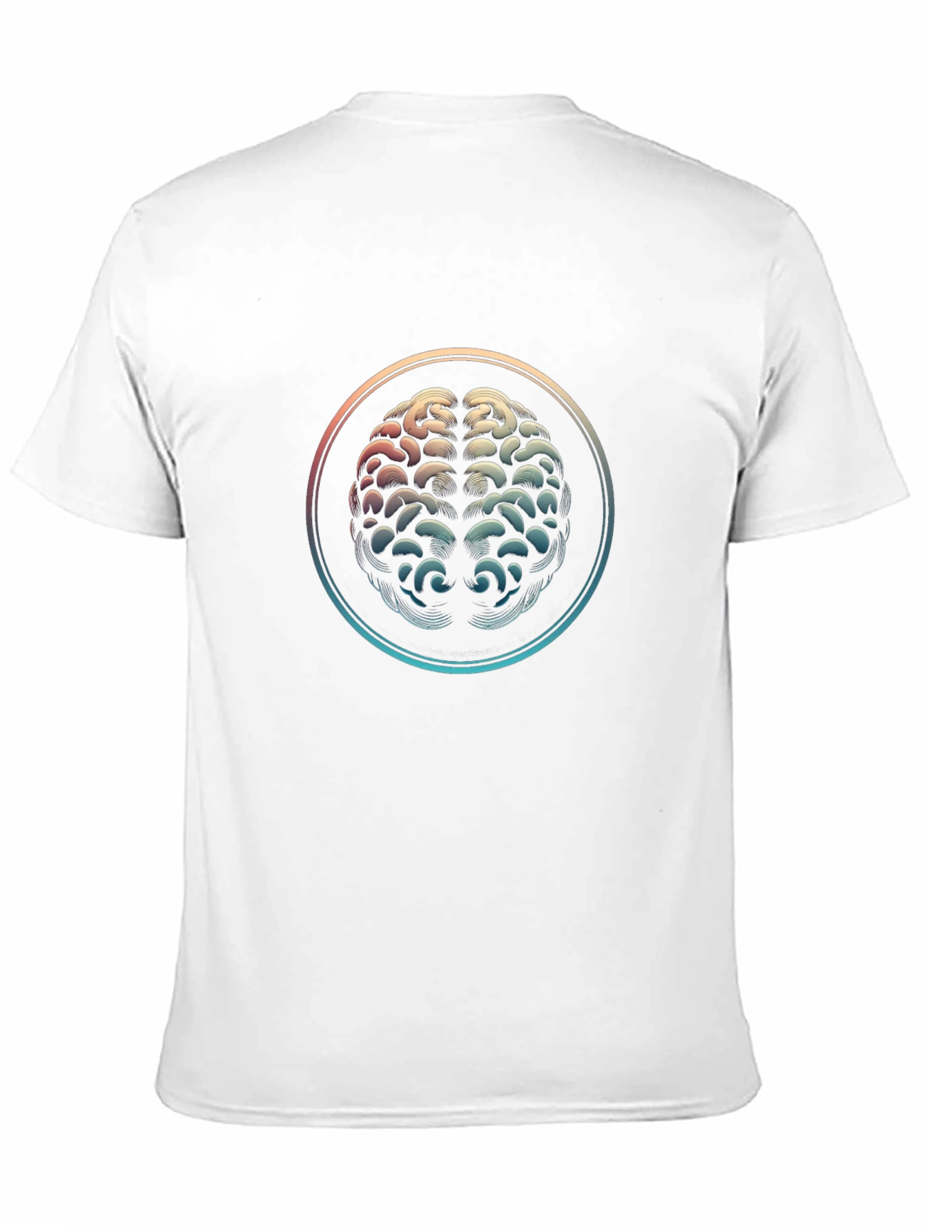 Brain Graphic Tee - Black Cotton Mind T-Shirt