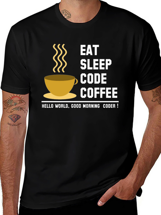 Eat Sleep Code Coffee T-Shirt