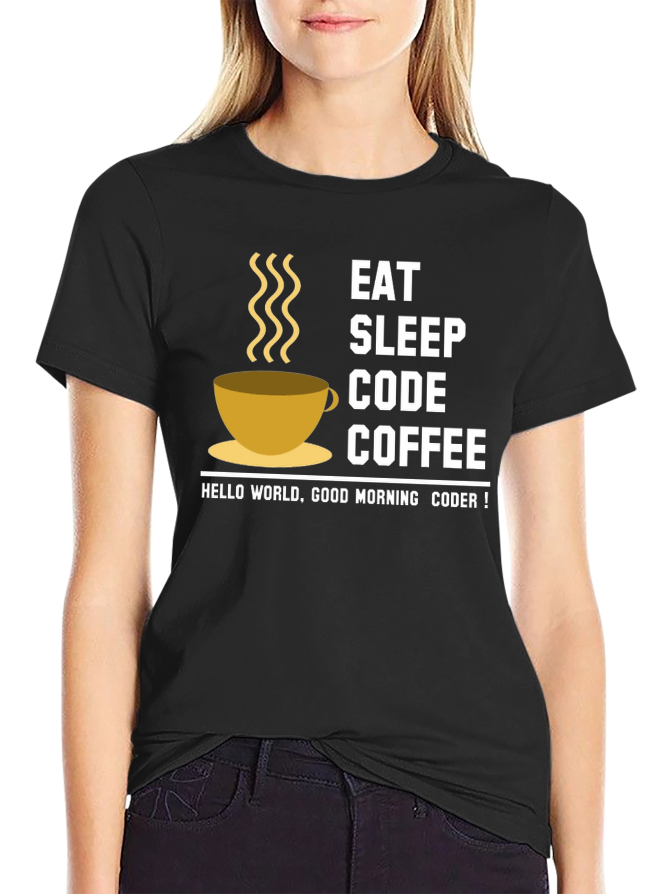 Eat Sleep Code Coffee T-Shirt
