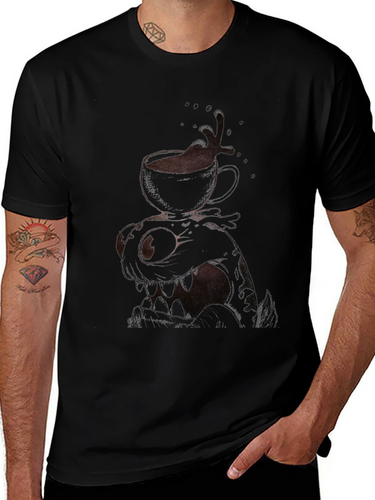 Coffee Monster Black Graphic Tee