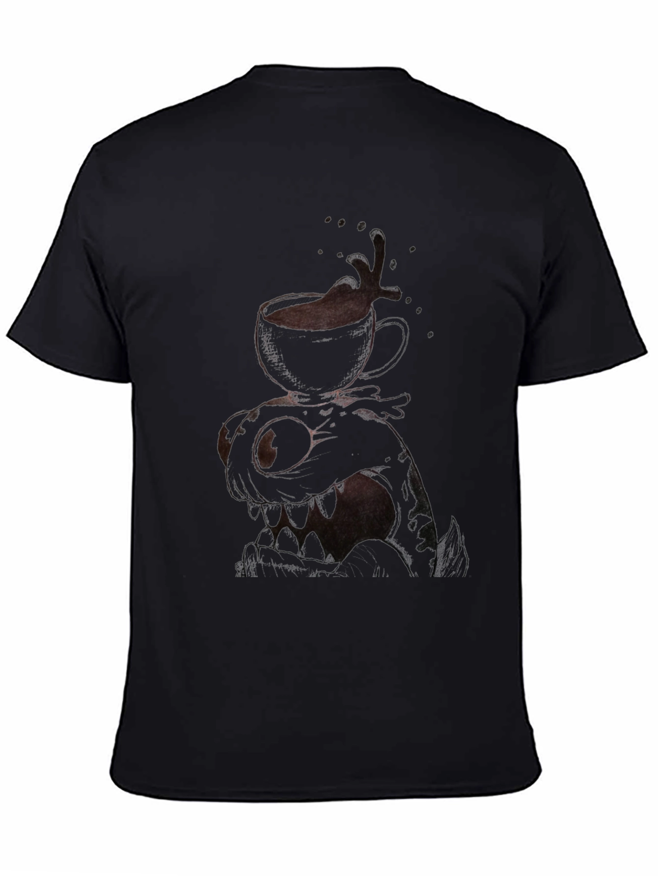 Coffee Monster Black Graphic Tee
