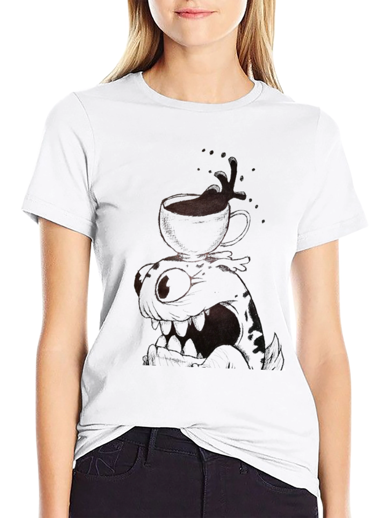 Coffee Monster Black Graphic Tee