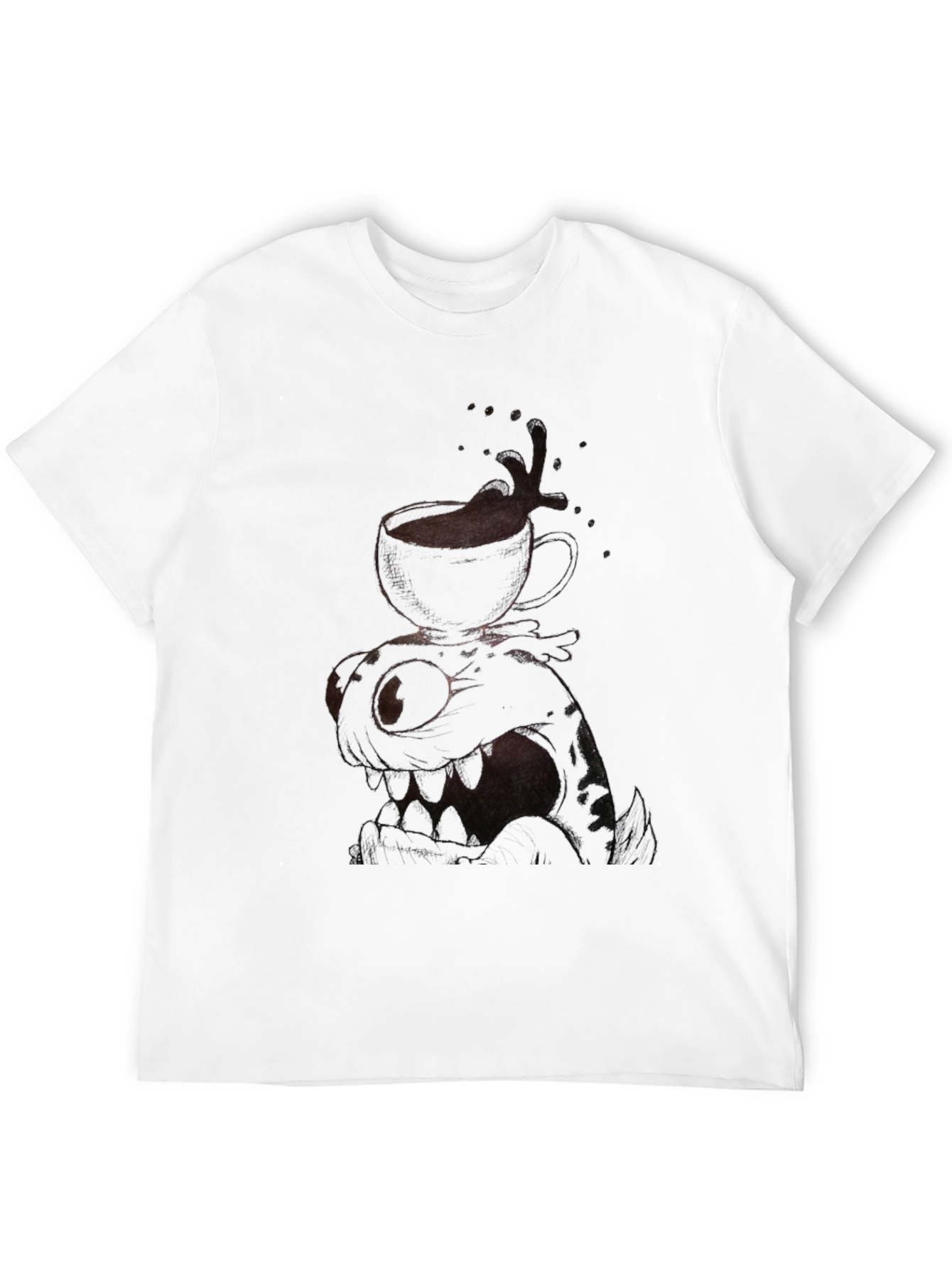 Coffee Monster Black Graphic Tee