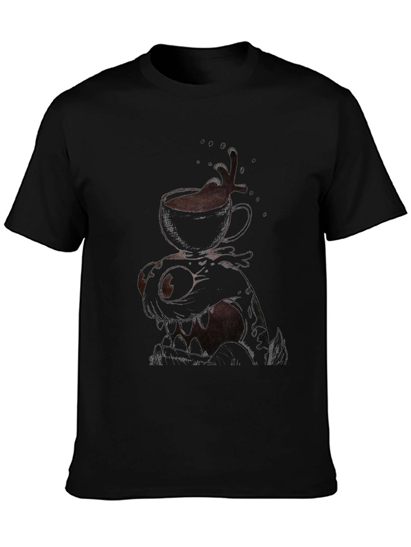 Coffee Monster Black Graphic Tee