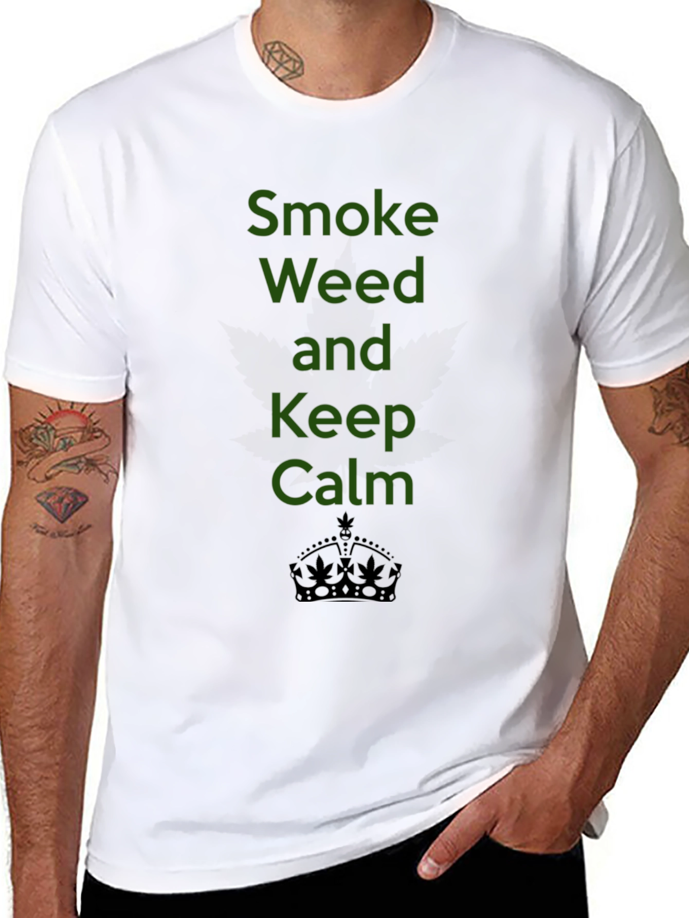 Smoke Weed and Keep Calm T-Shirt