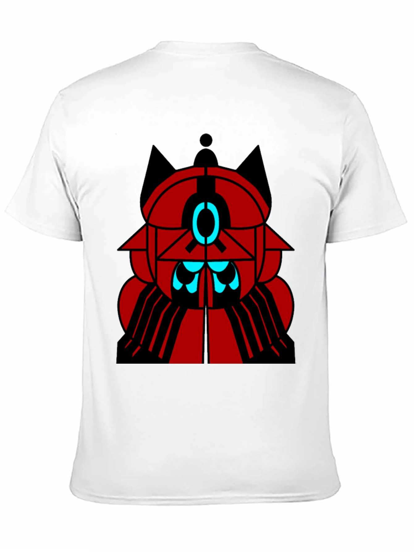 Geometric Design Black T-Shirt