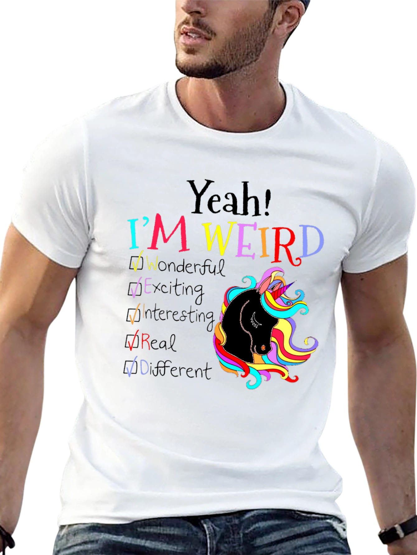 Yeah! Im Weird Unicorn T-Shirt