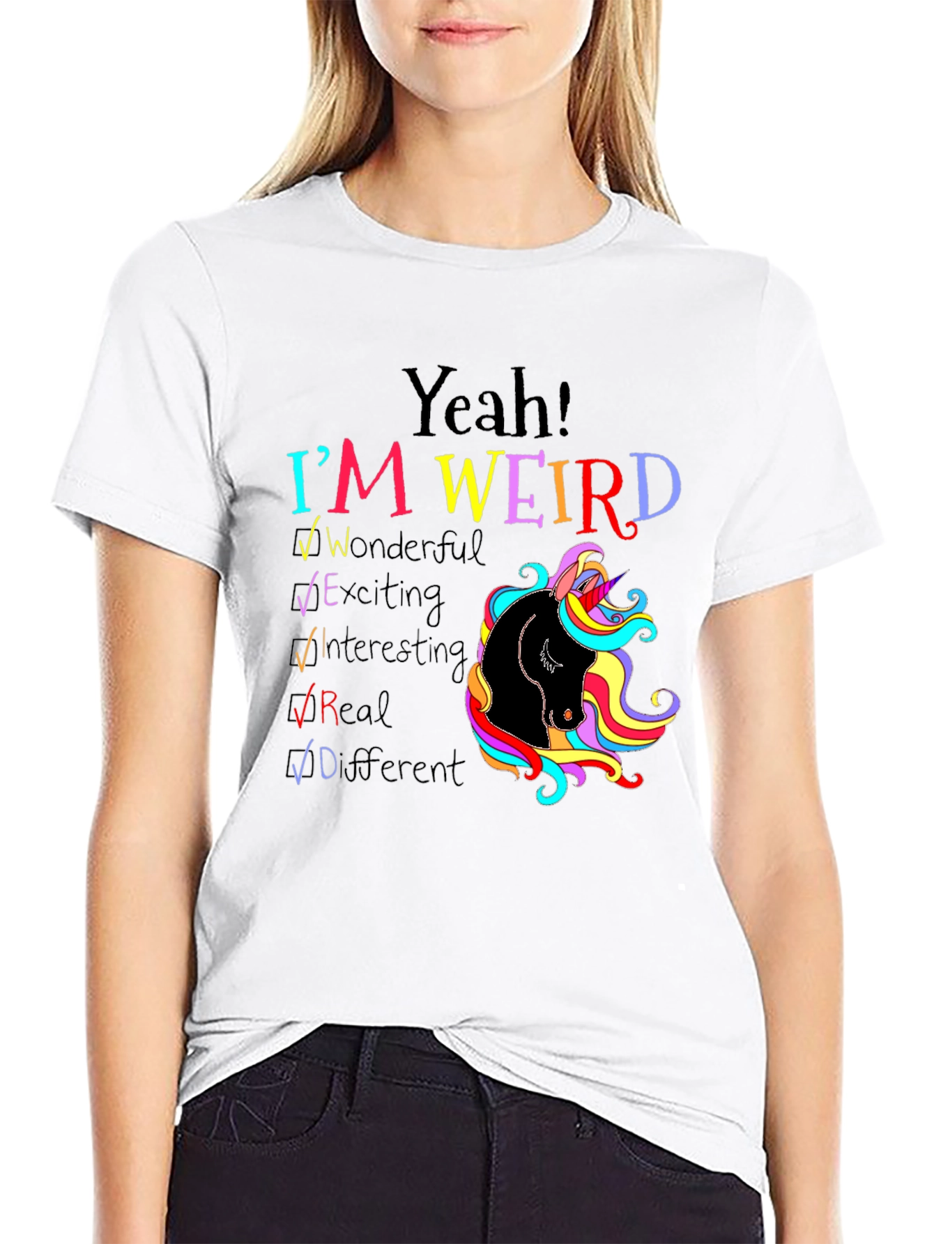 Yeah! Im Weird Unicorn T-Shirt