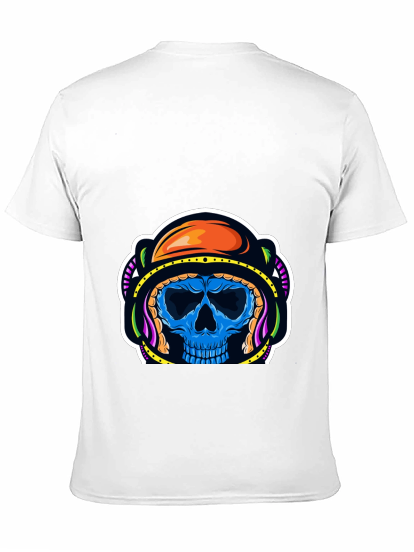 Astronaut Skull Graphic T-Shirt