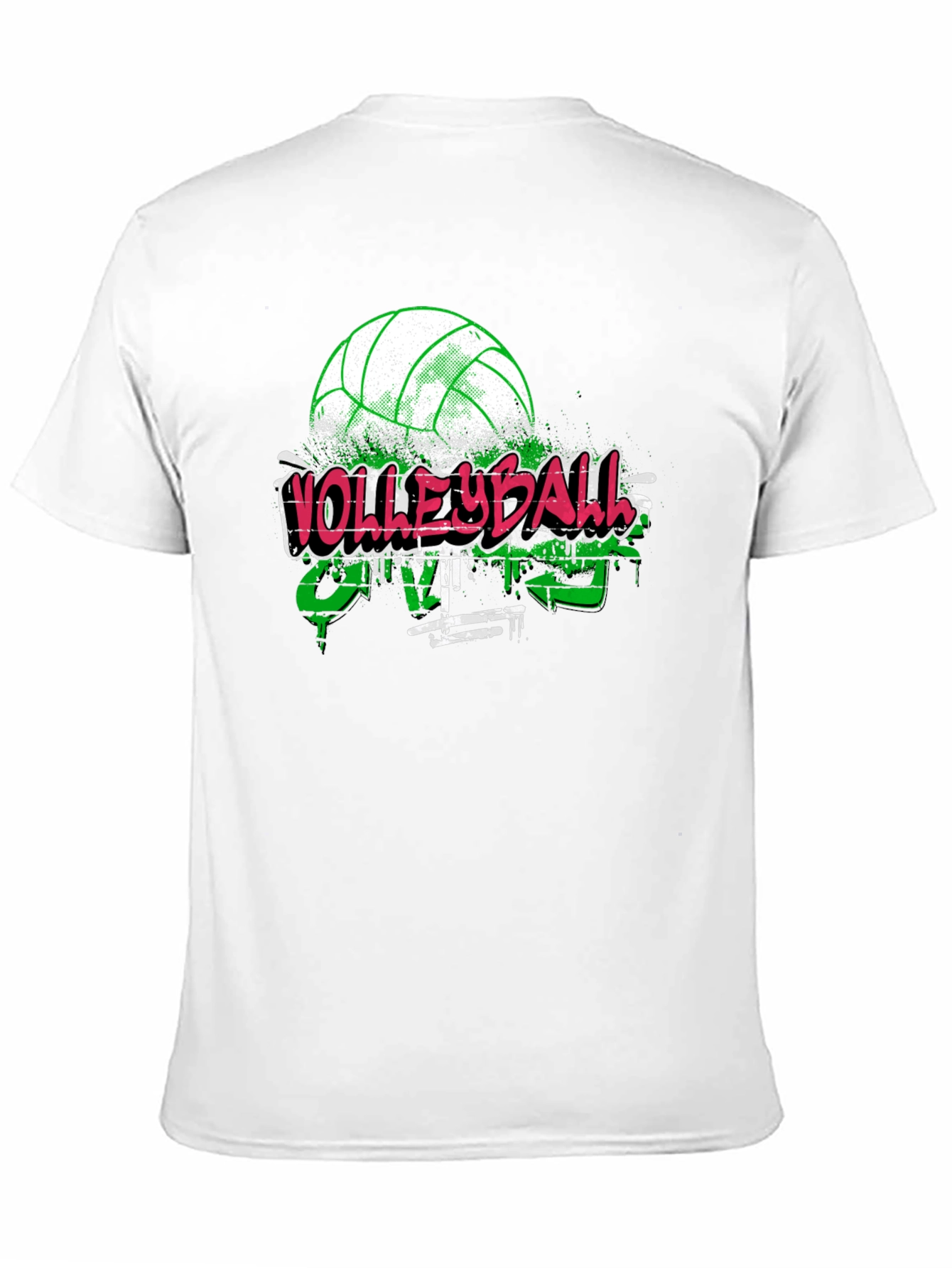 Volleyball Graffiti Style T-Shirt