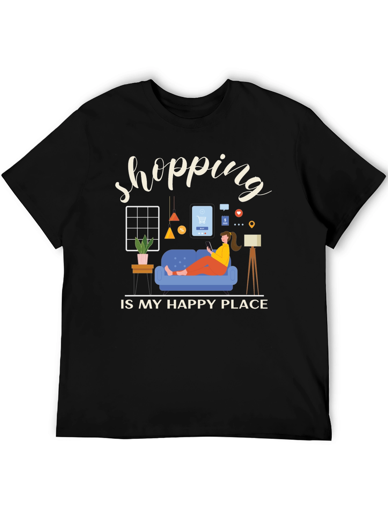 Shopping is My Happy Place T-Shirt