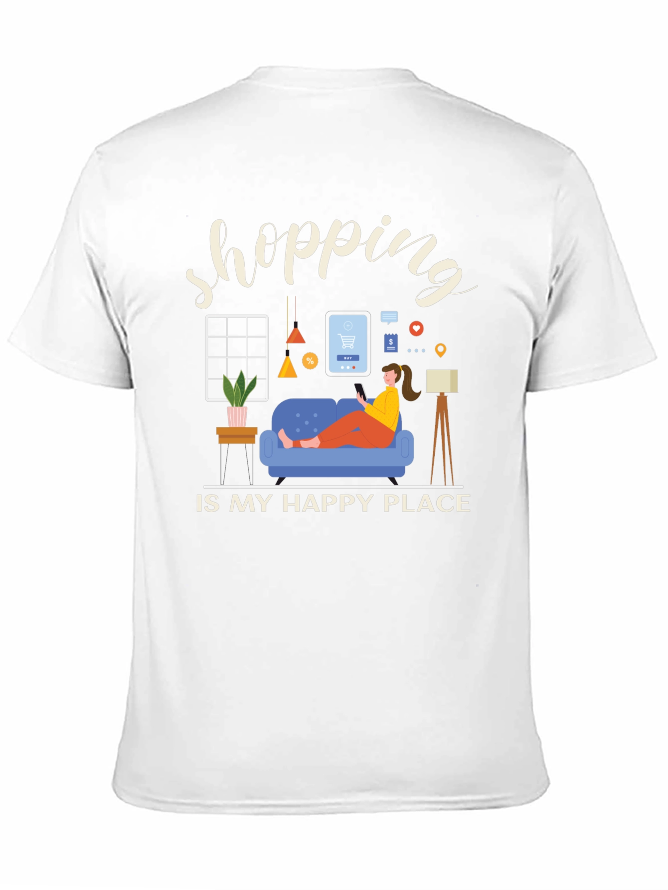 Shopping is My Happy Place T-Shirt