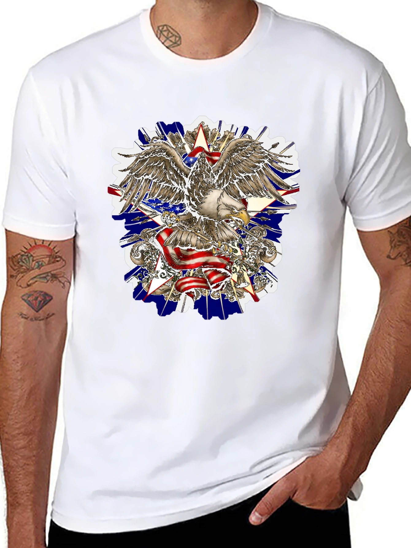 American Eagle Graphic Tee - Patriotic Design