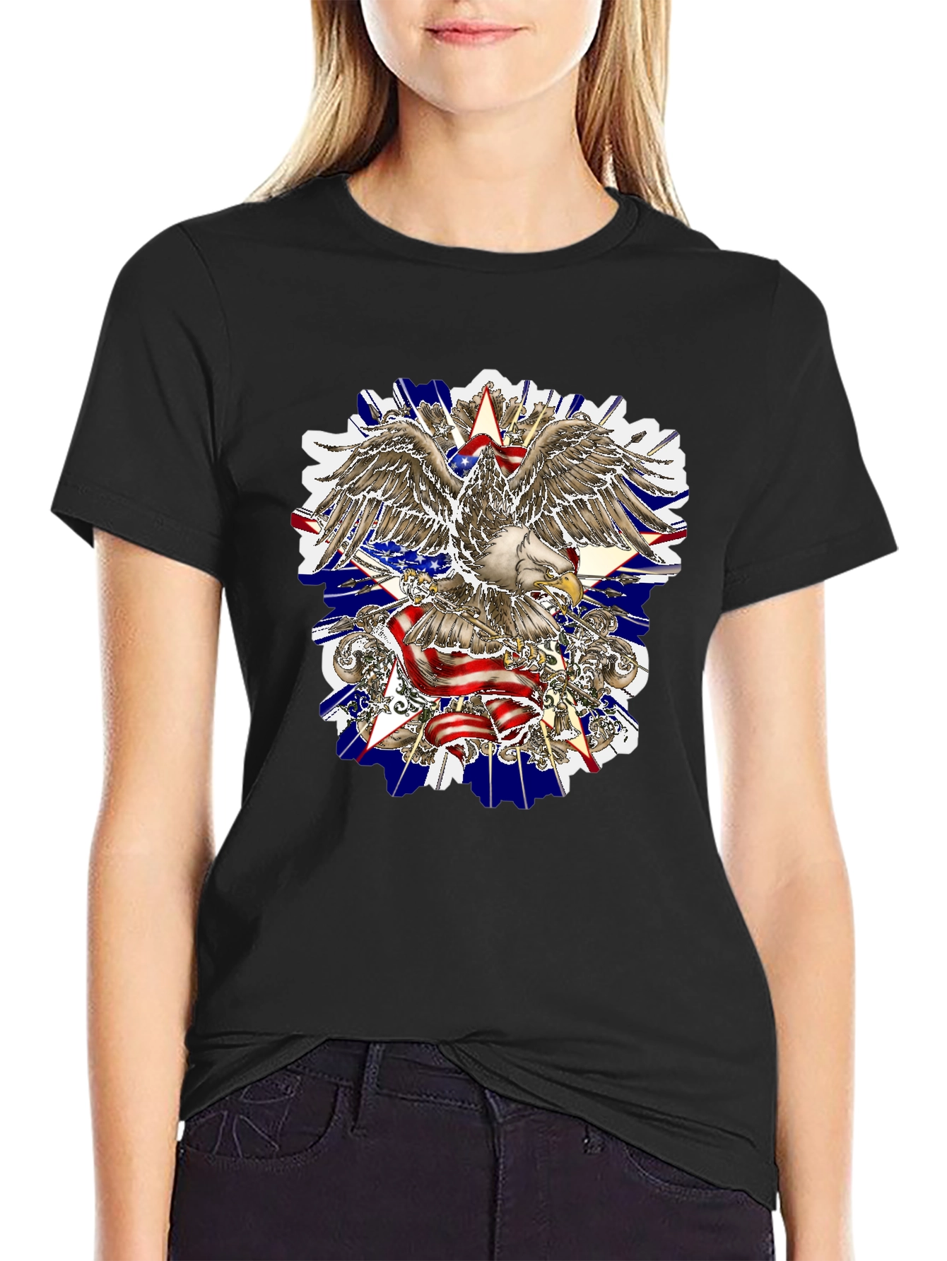 American Eagle Graphic Tee - Patriotic Design