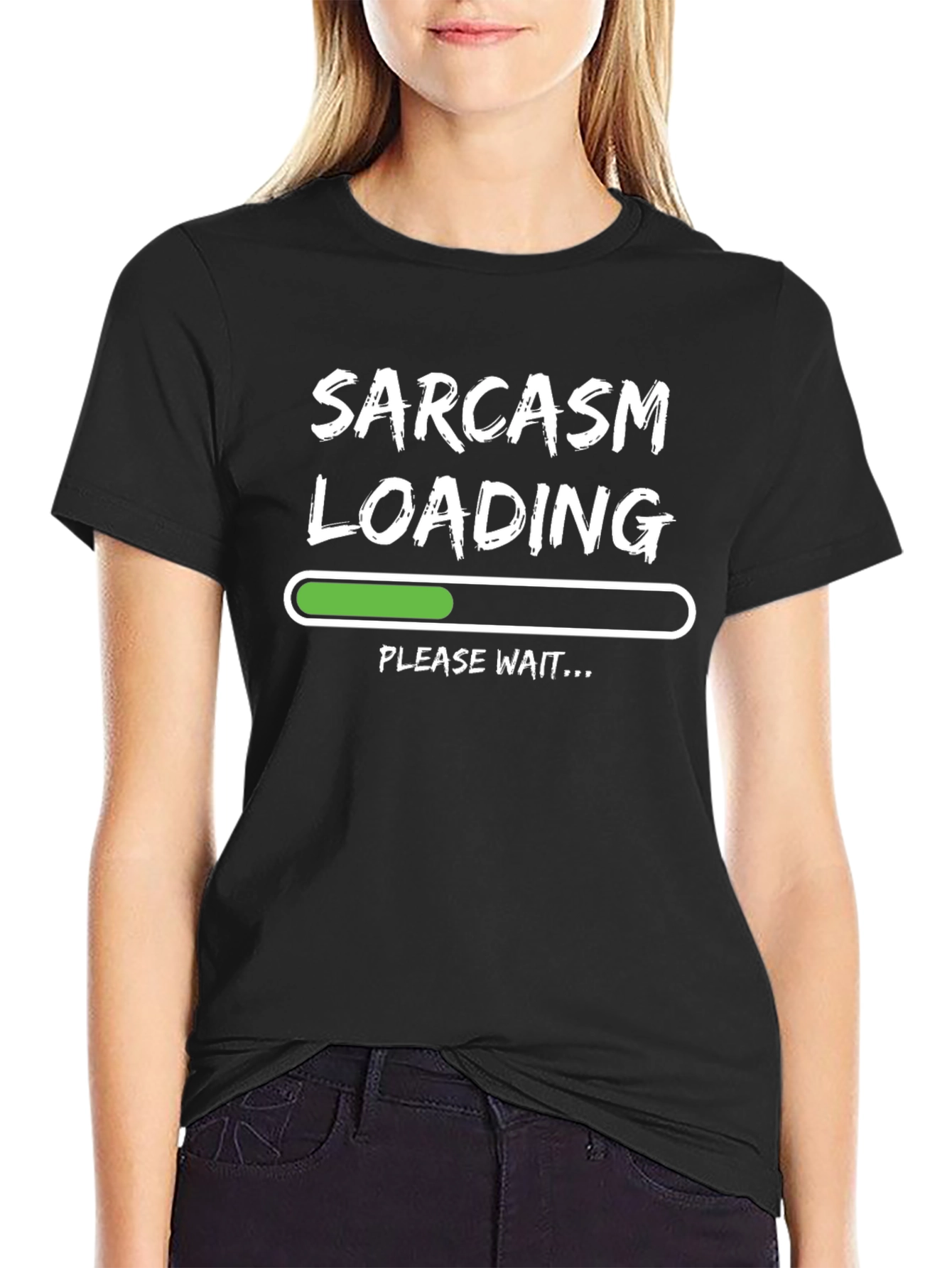 Sarcasm Loading Funny Graphic Tee