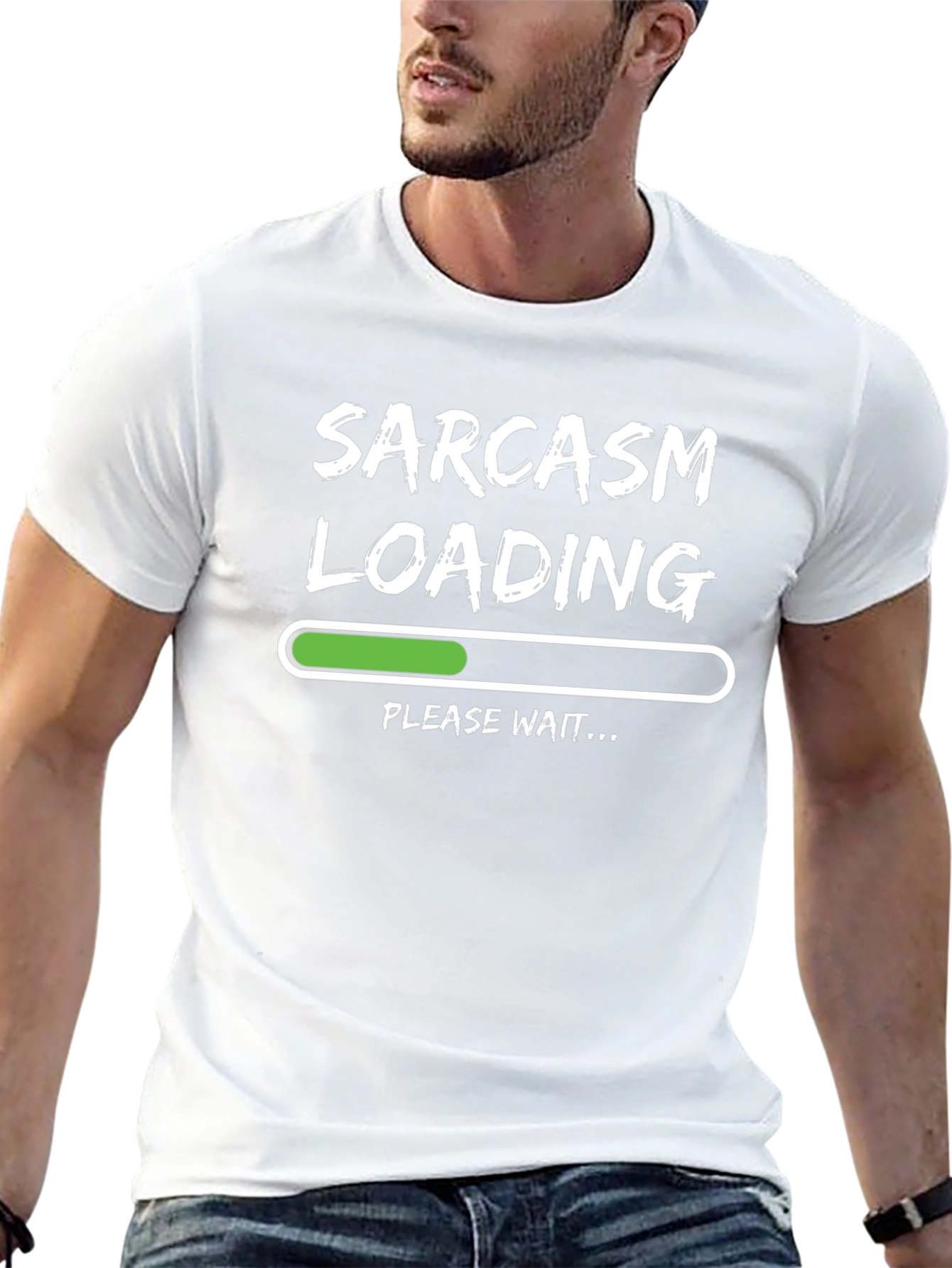 Sarcasm Loading Funny Graphic Tee